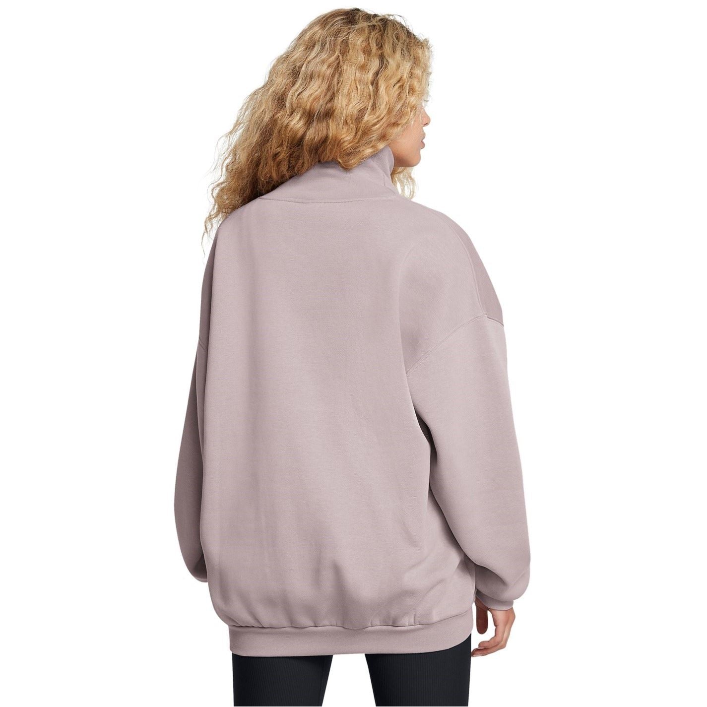 Under Armour Mock Neck Long Sleeve Drop Shoulder Sweater