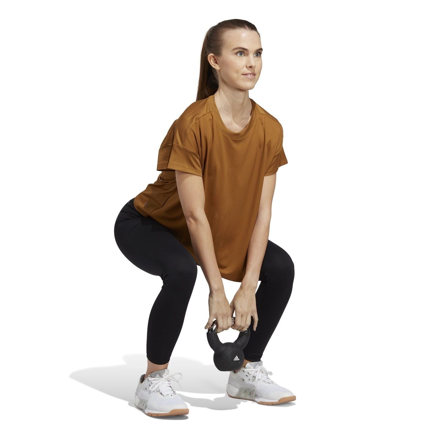 adidas Womens Hiit Aeroready Quickburn Training T-Shirt