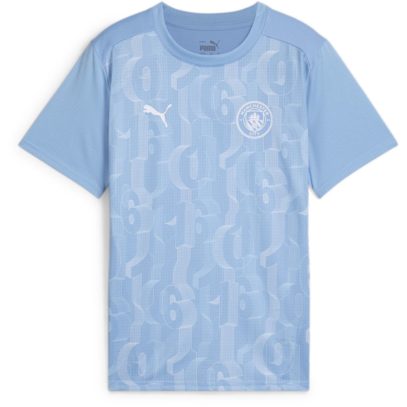 Puma Manchester City Prematch Shirt 2024 2025 Junior