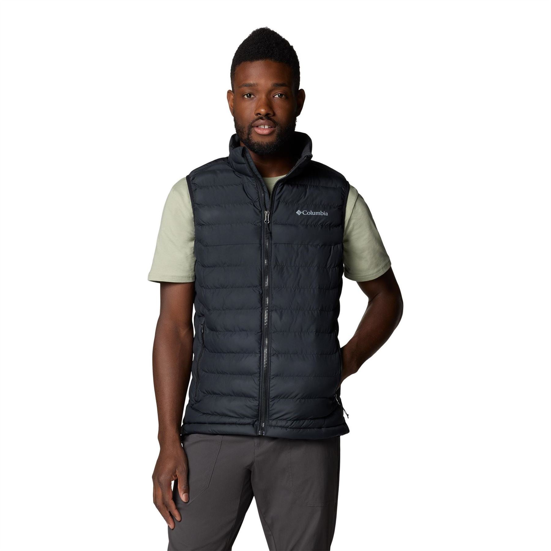Columbia Powder Lite Water Resistant Thermal Reflective Sleeveless Gilet