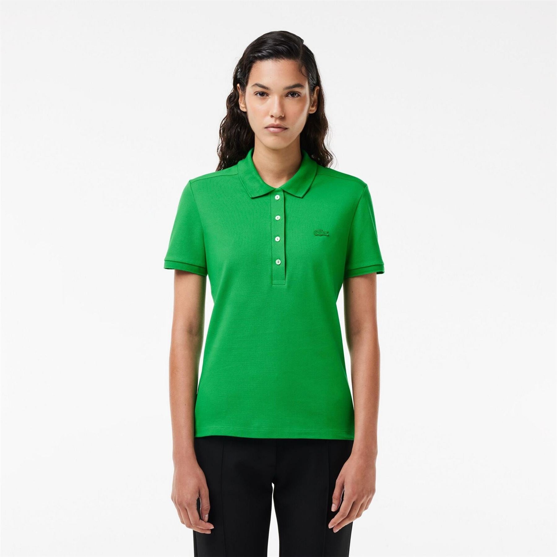 Lacoste Slim Fit Stretch Mini Pique Short Sleeve Polo Shirt