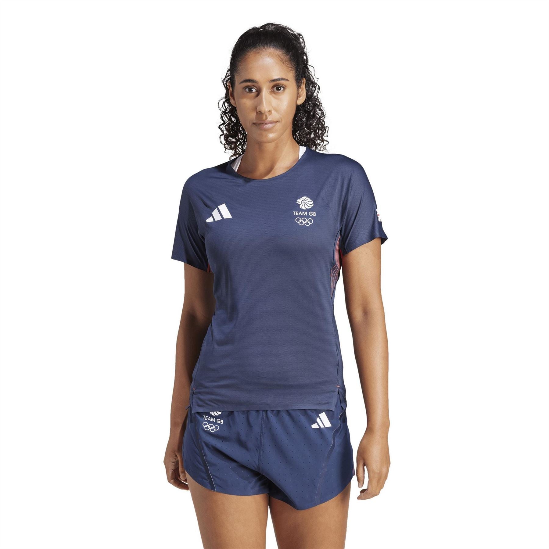 adidas Team GB Crew Neck Short Sleeve Jersey T-Shirt