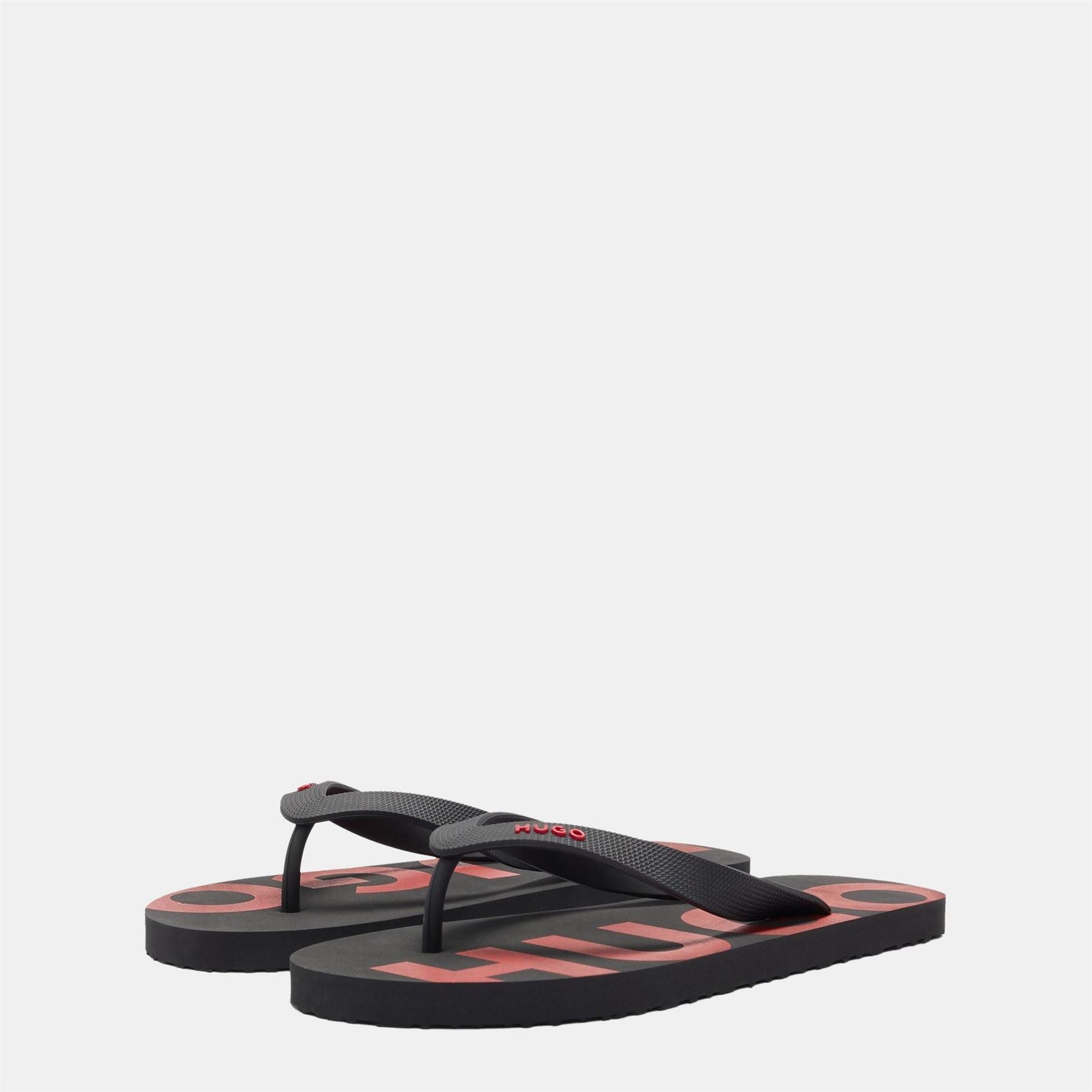 Hugo Arvel Graphic Print Thong Toe Flip Flops