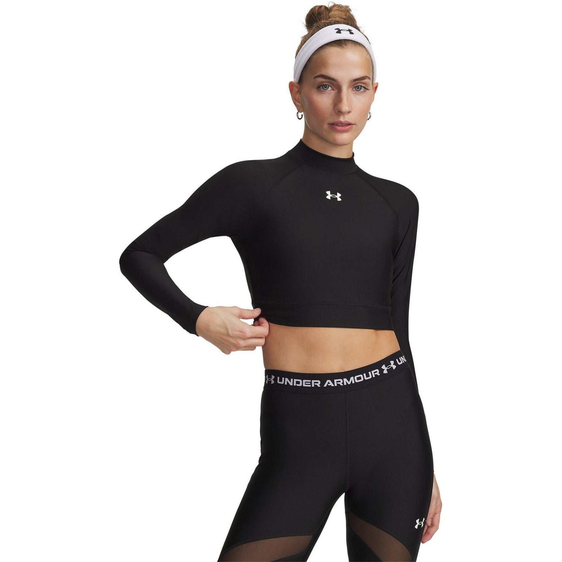 Under Armour HeatGear® Long Sleeve Performance Gym Top