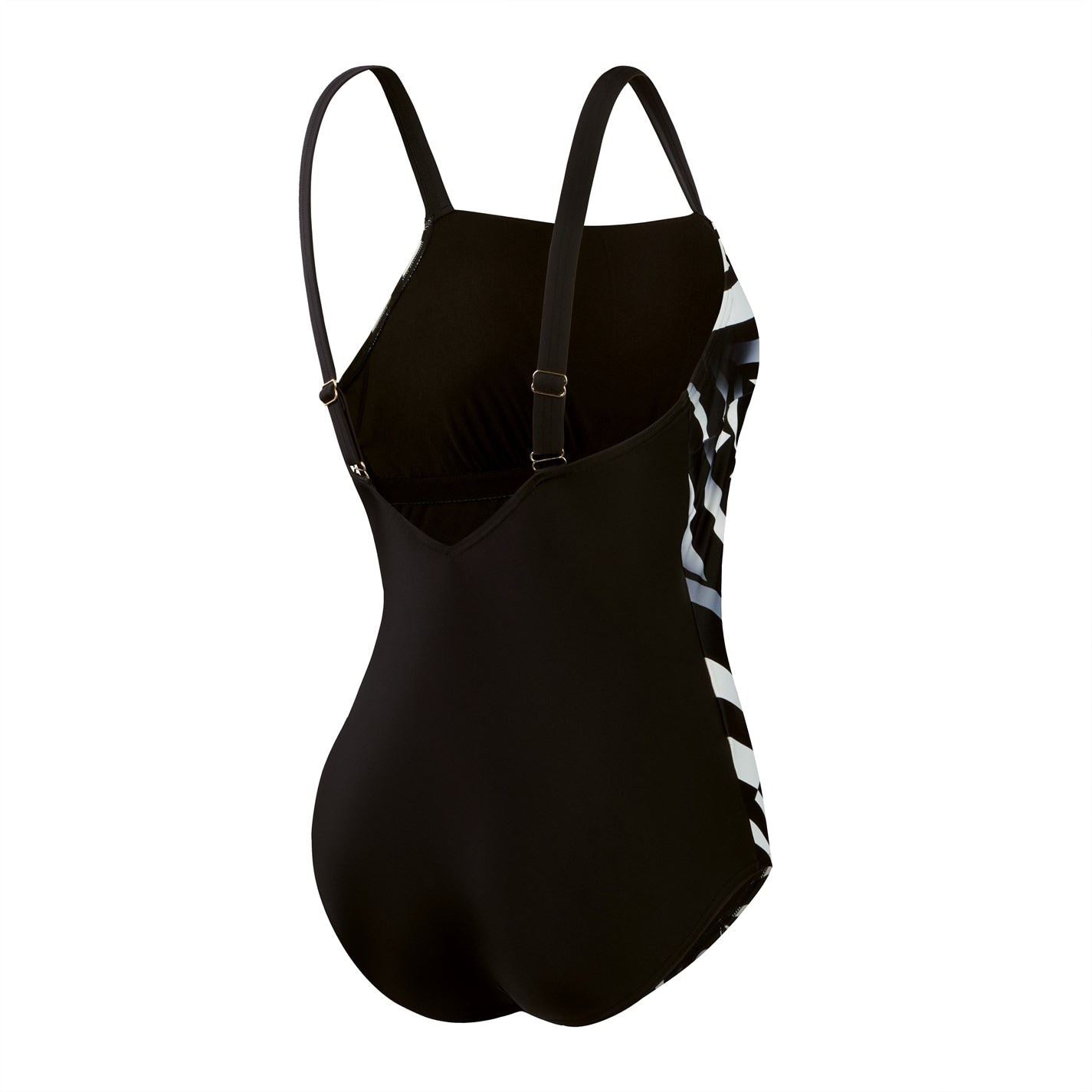 Speedo Stripe Patterned One Piece Swimsuit