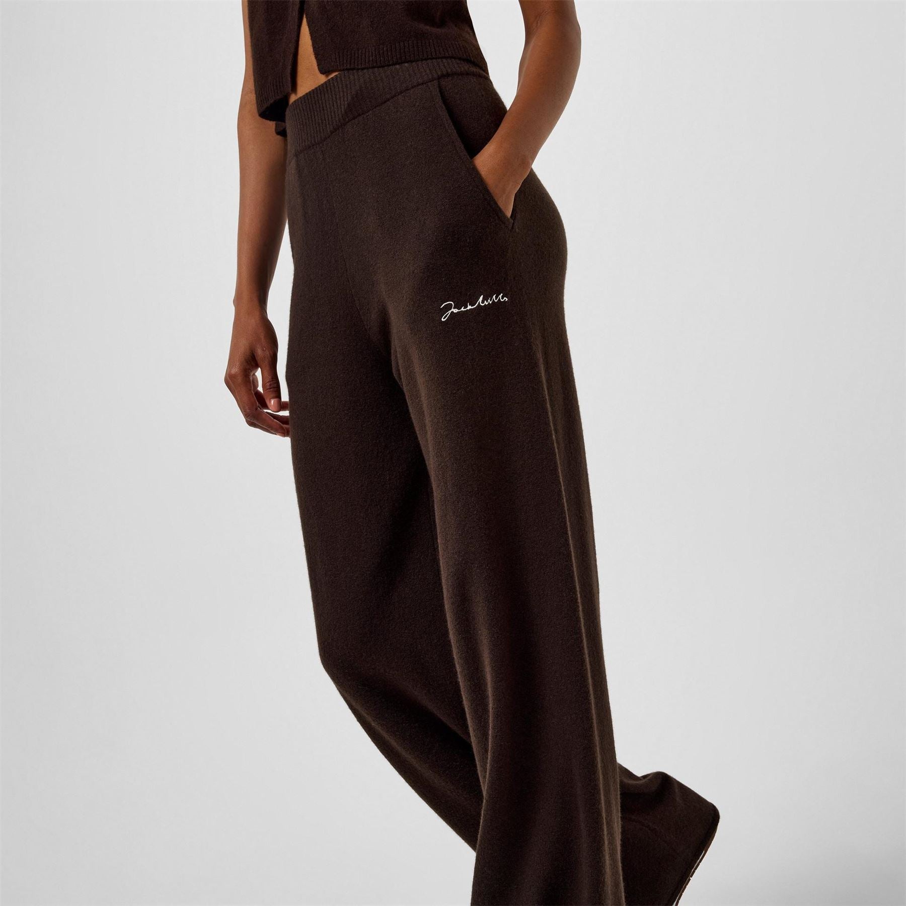Jack Wills Wide Leg Knitted Trousers