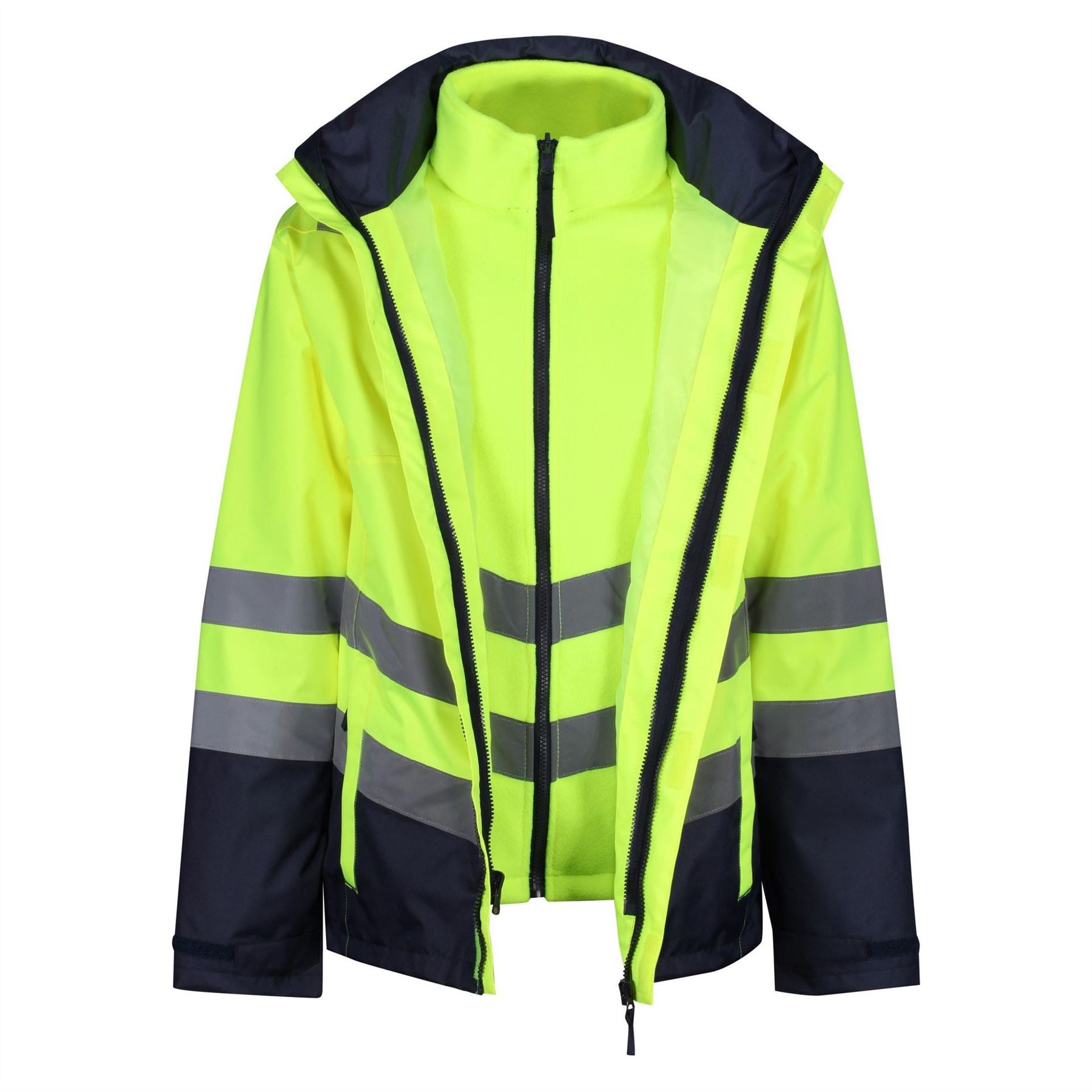 Regatta Color Block Reflective Ribbon Three-in-One Jacket