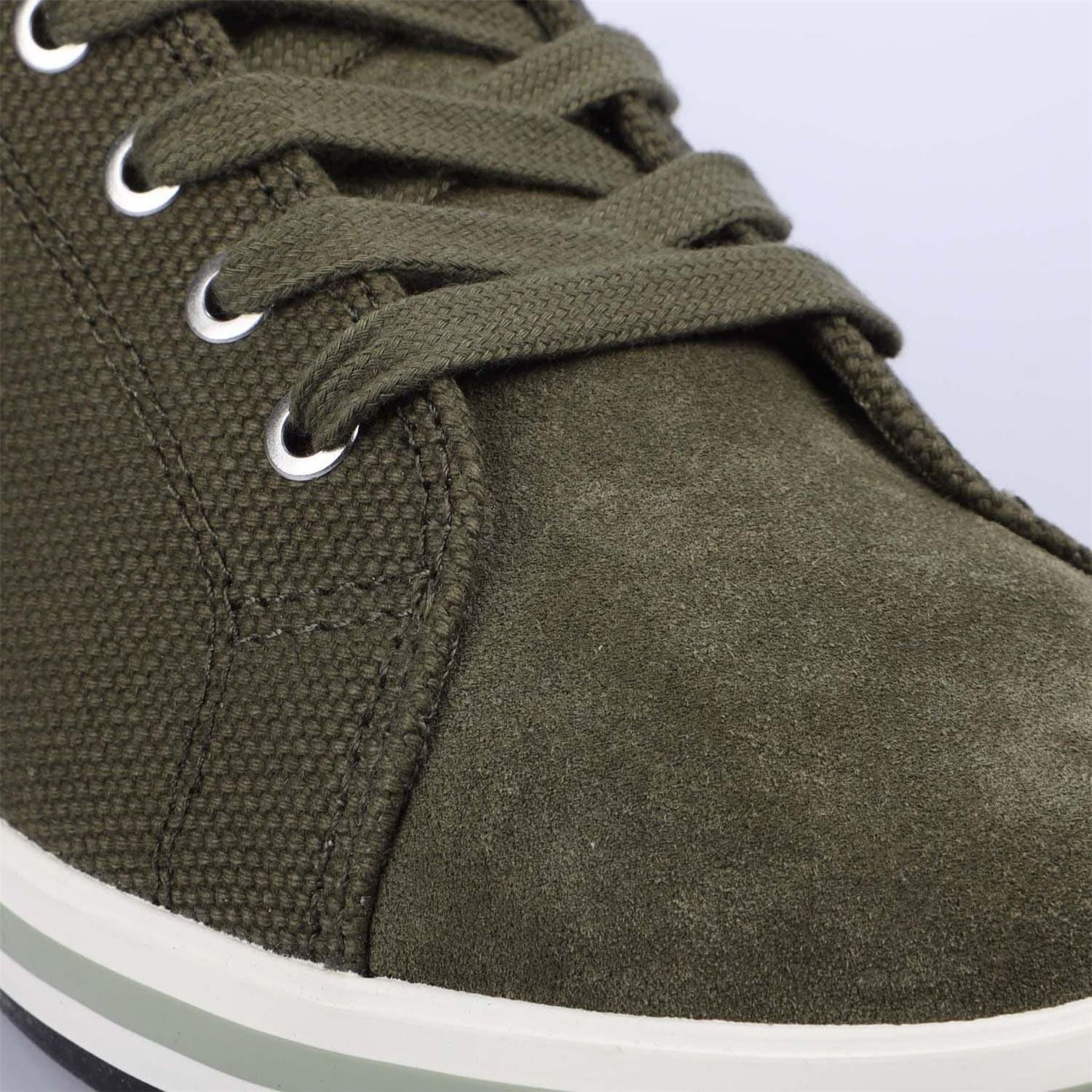 Fred Perry Canvasas Suede Trainers