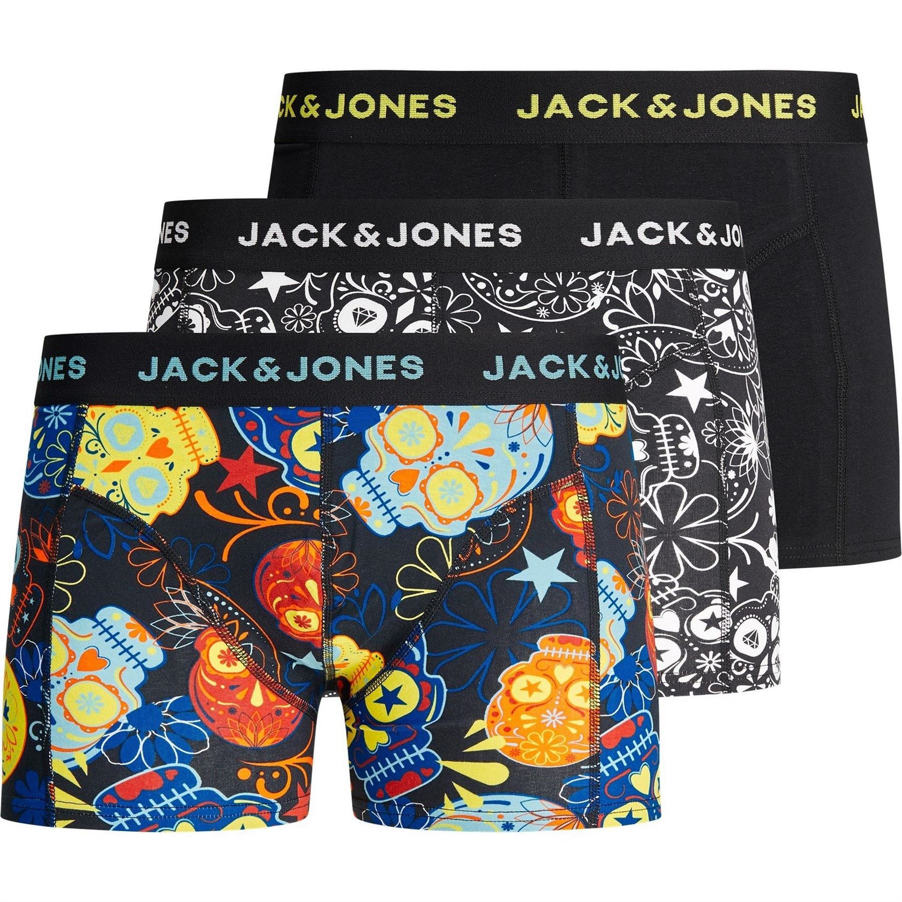 Jack and Jones Skull Graphic Print Boxer Brief