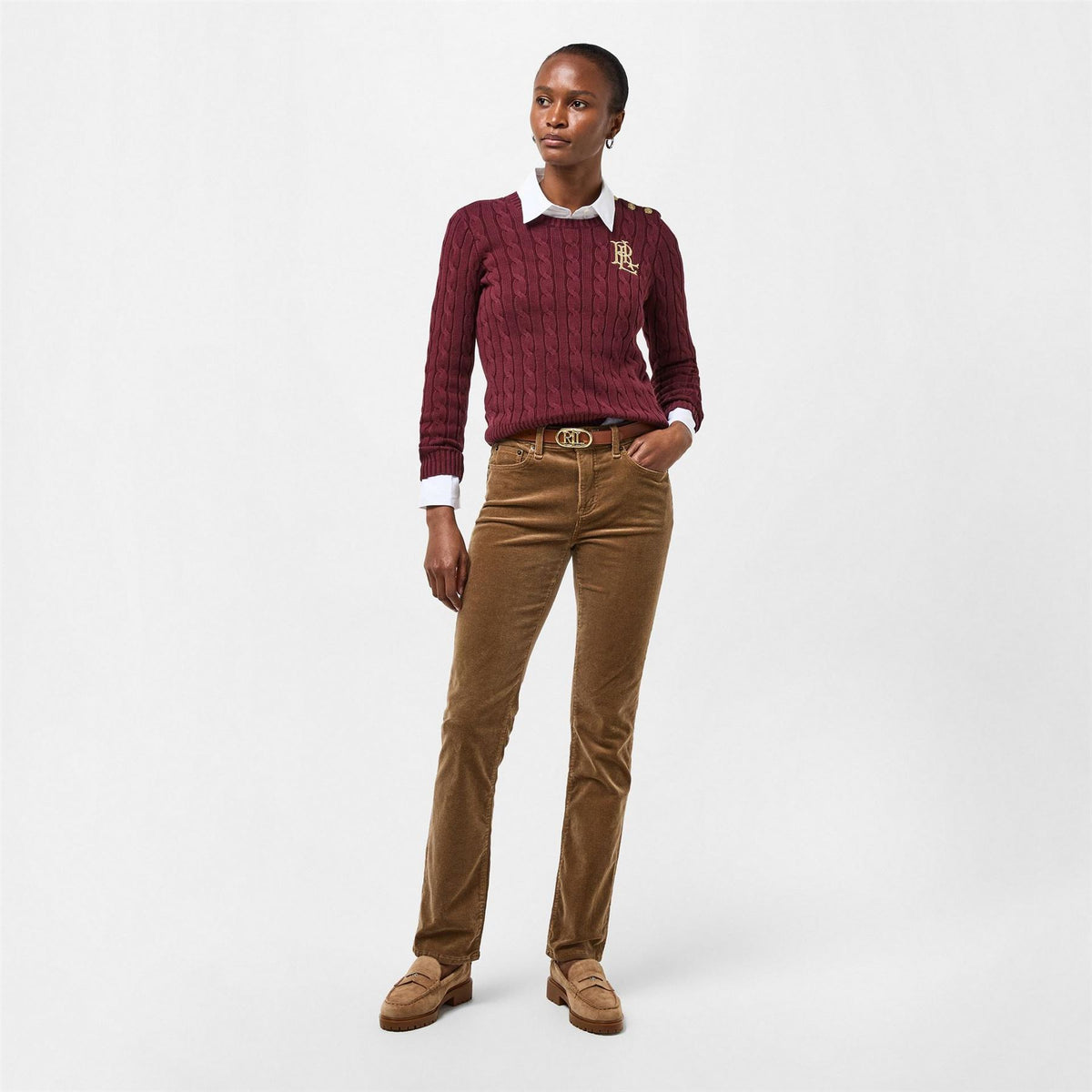 Lauren by Ralph Lauren Montiva Knitted Crew Neck Jumper