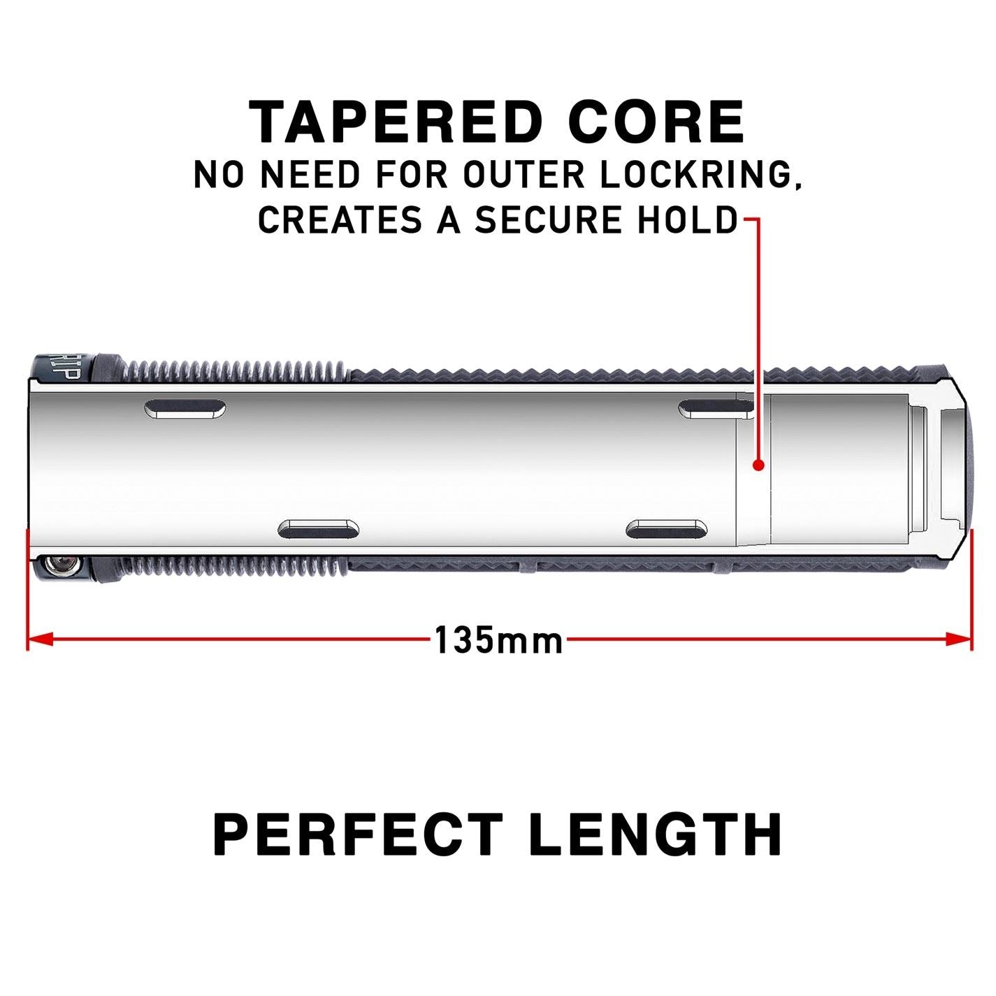 DMR Deathgrip 2 Thick Flangeless Lock On Mtb Grip