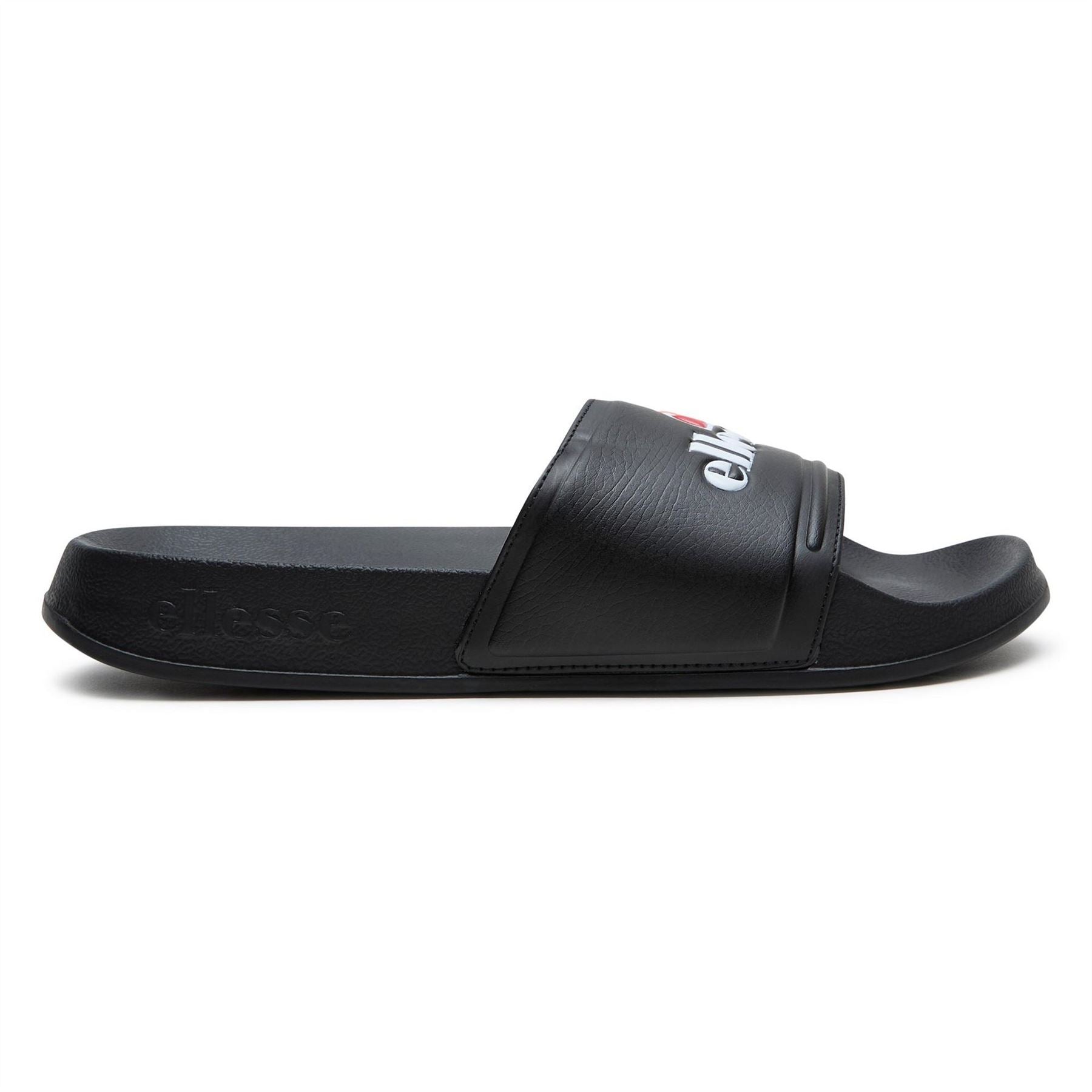 Ellesse Filipp Logo Print Open Toe Slides