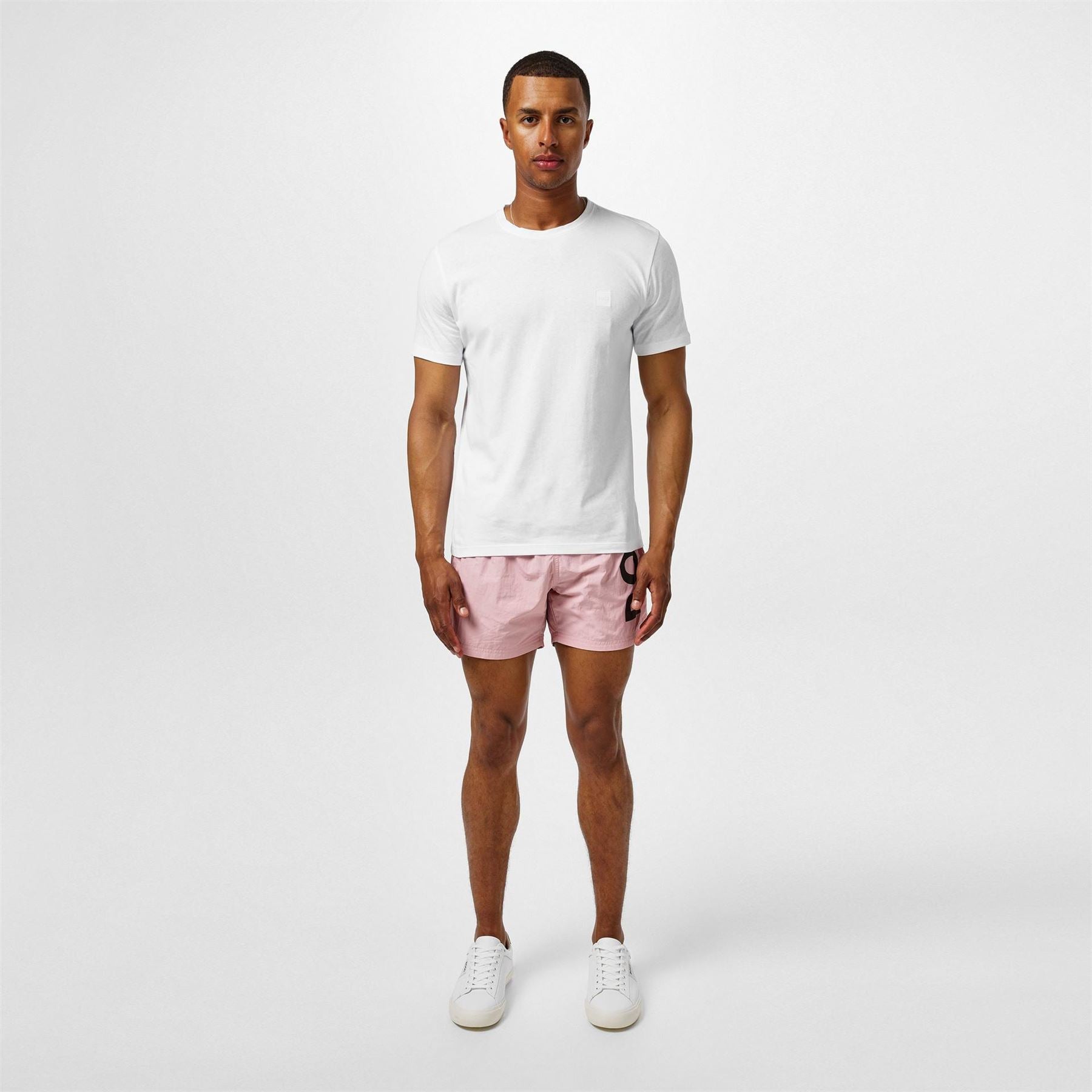 Boss Octopus Swim Shorts With Bold  Branding