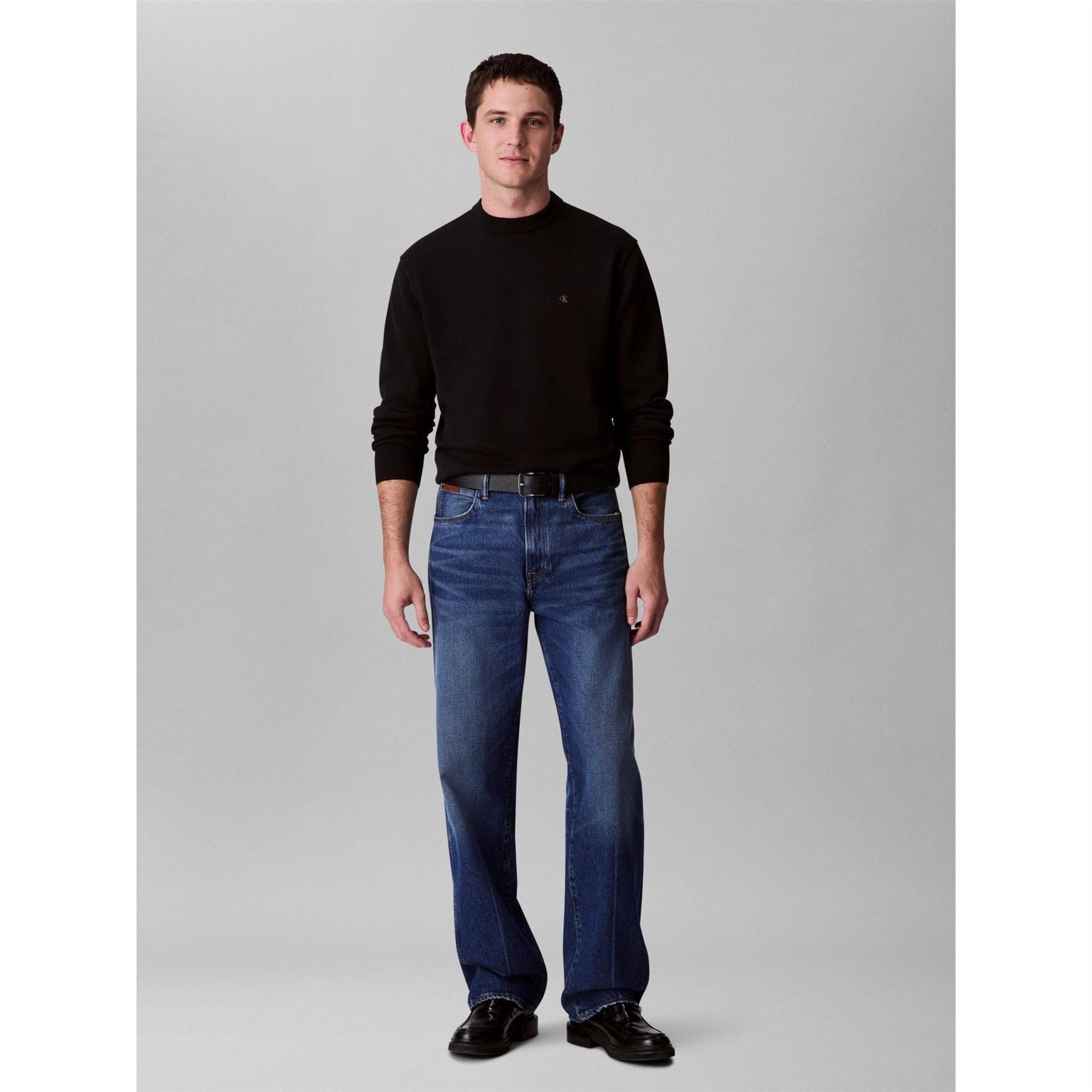 Calvin Klein Jeans Ckj Monogram Crew Neck Jumpers