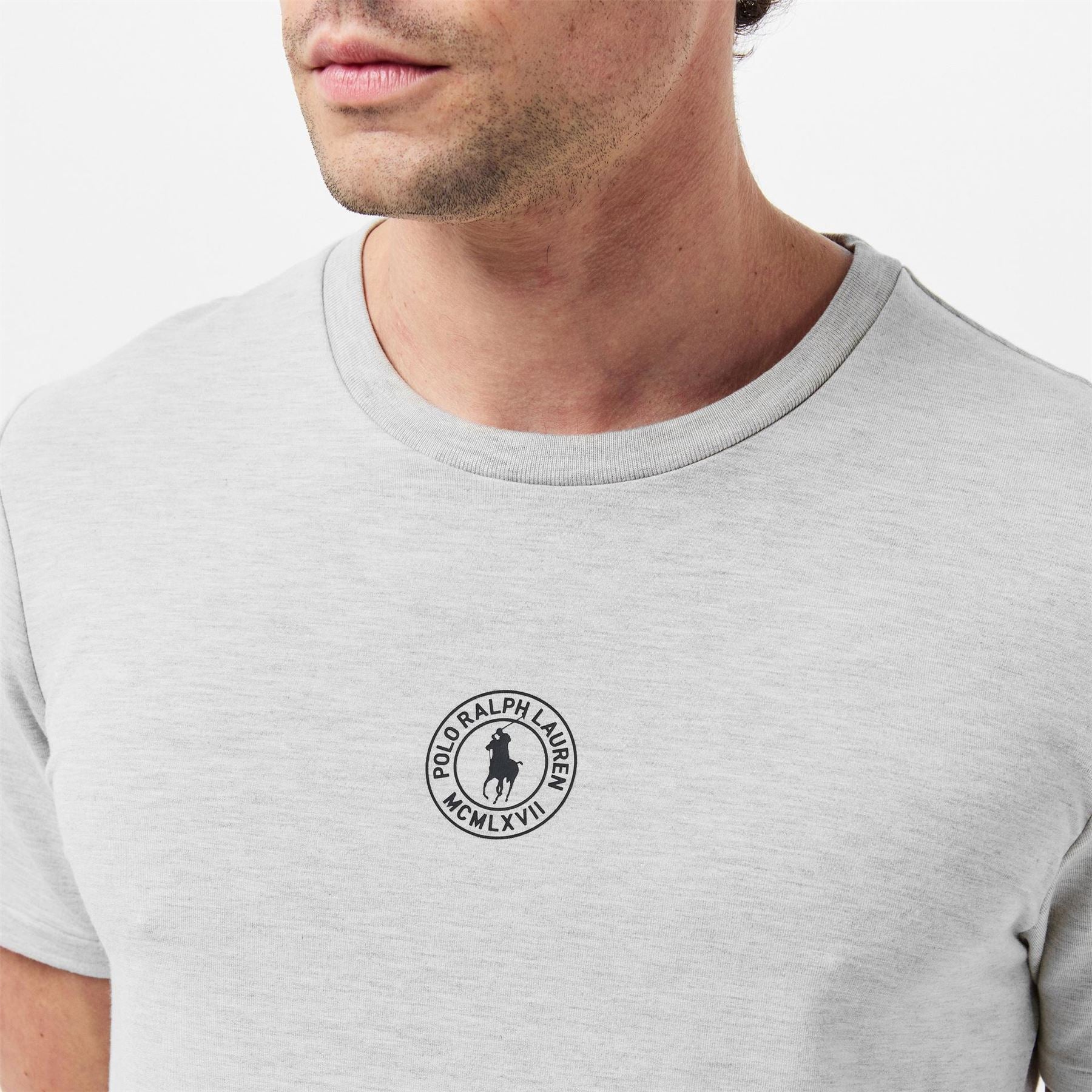 Polo Ralph Lauren Puck Logo Print Crew Neck Short Sleeve T-Shirt
