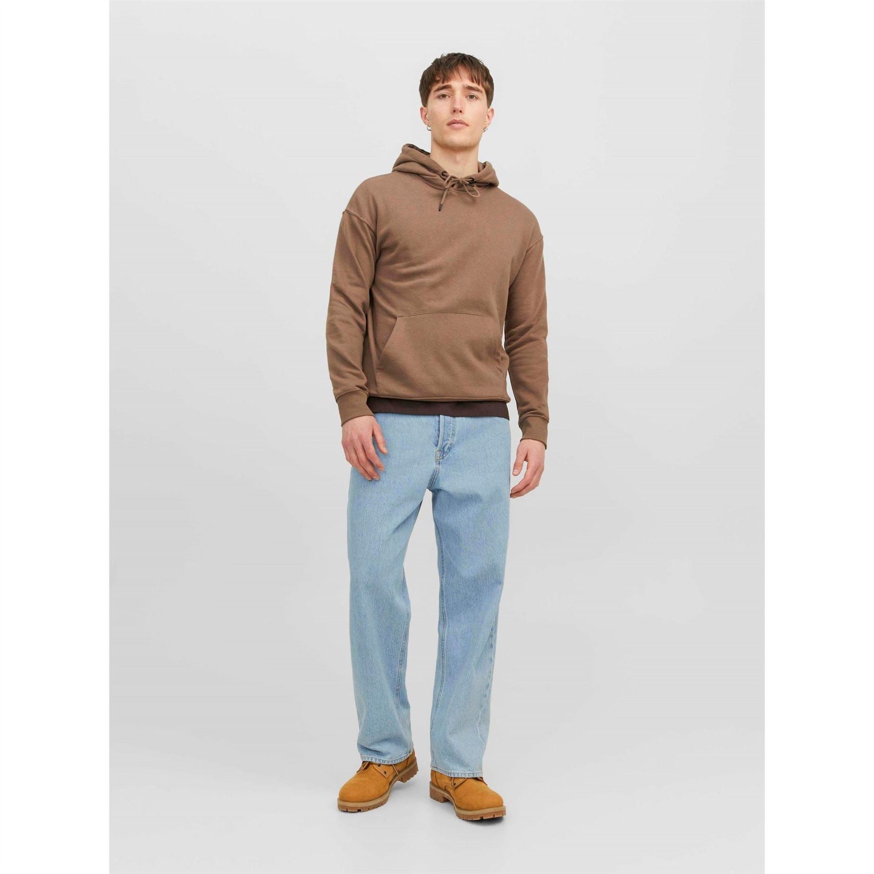 Jack and Jones Alex Wide Leg Mid Rise Jeans