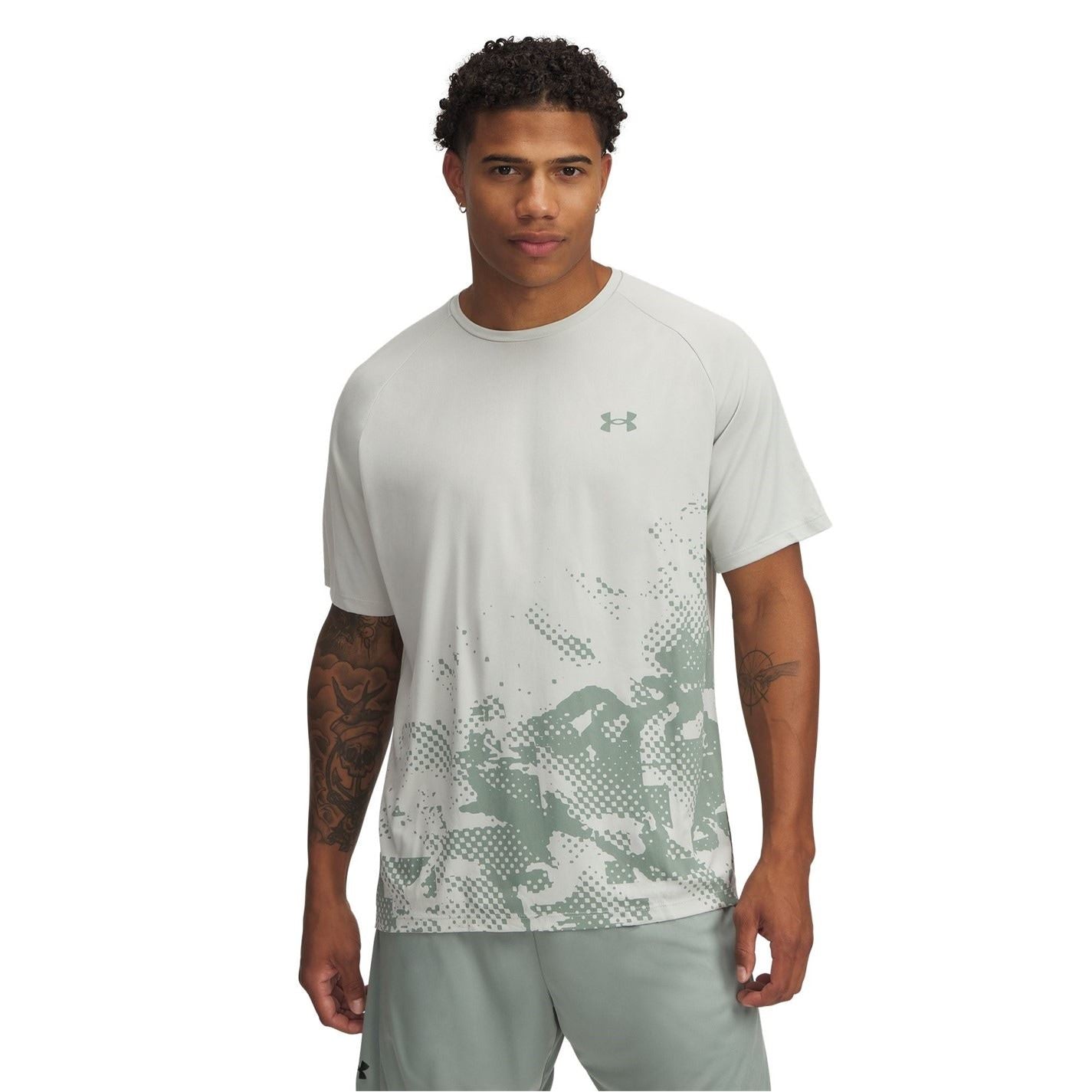 Under Armour Tech Crew Neck Raglan Short Sleeve T-Shirt