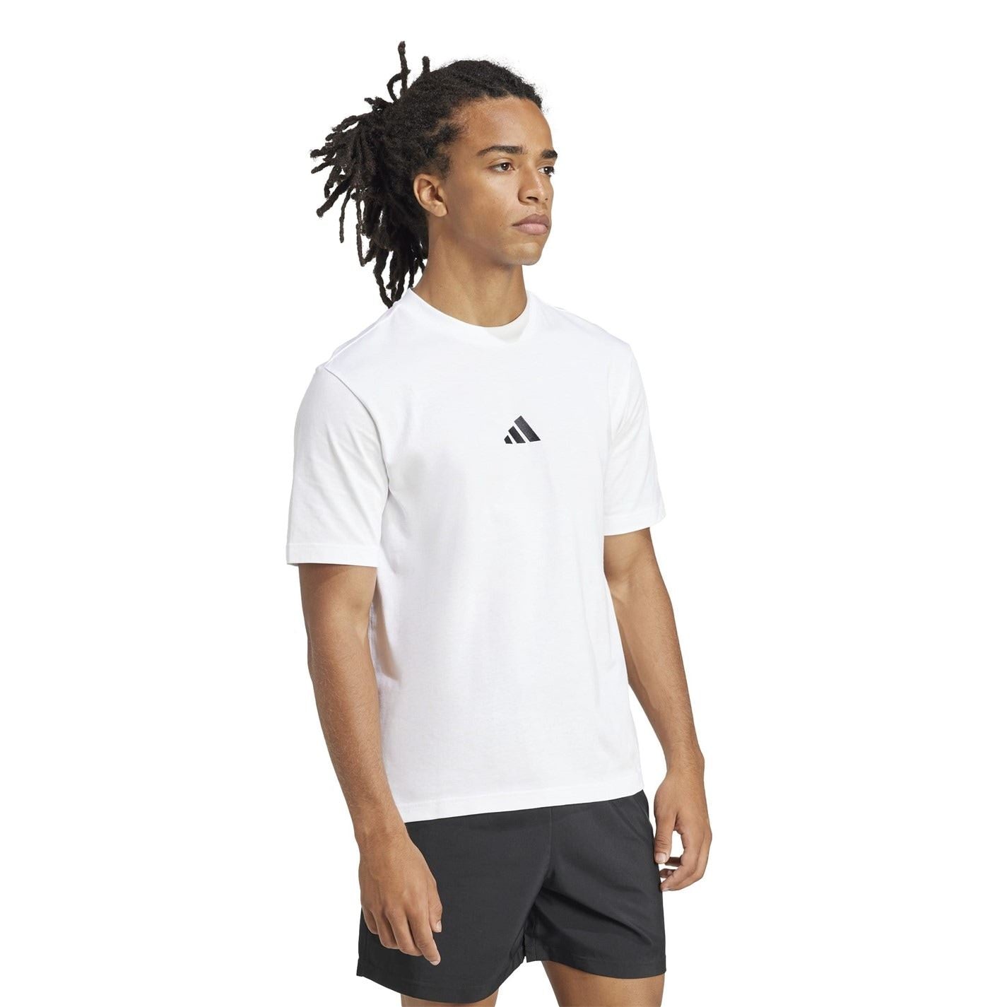 adidas Mens Essentials Single Jersey Logo T-Shirt