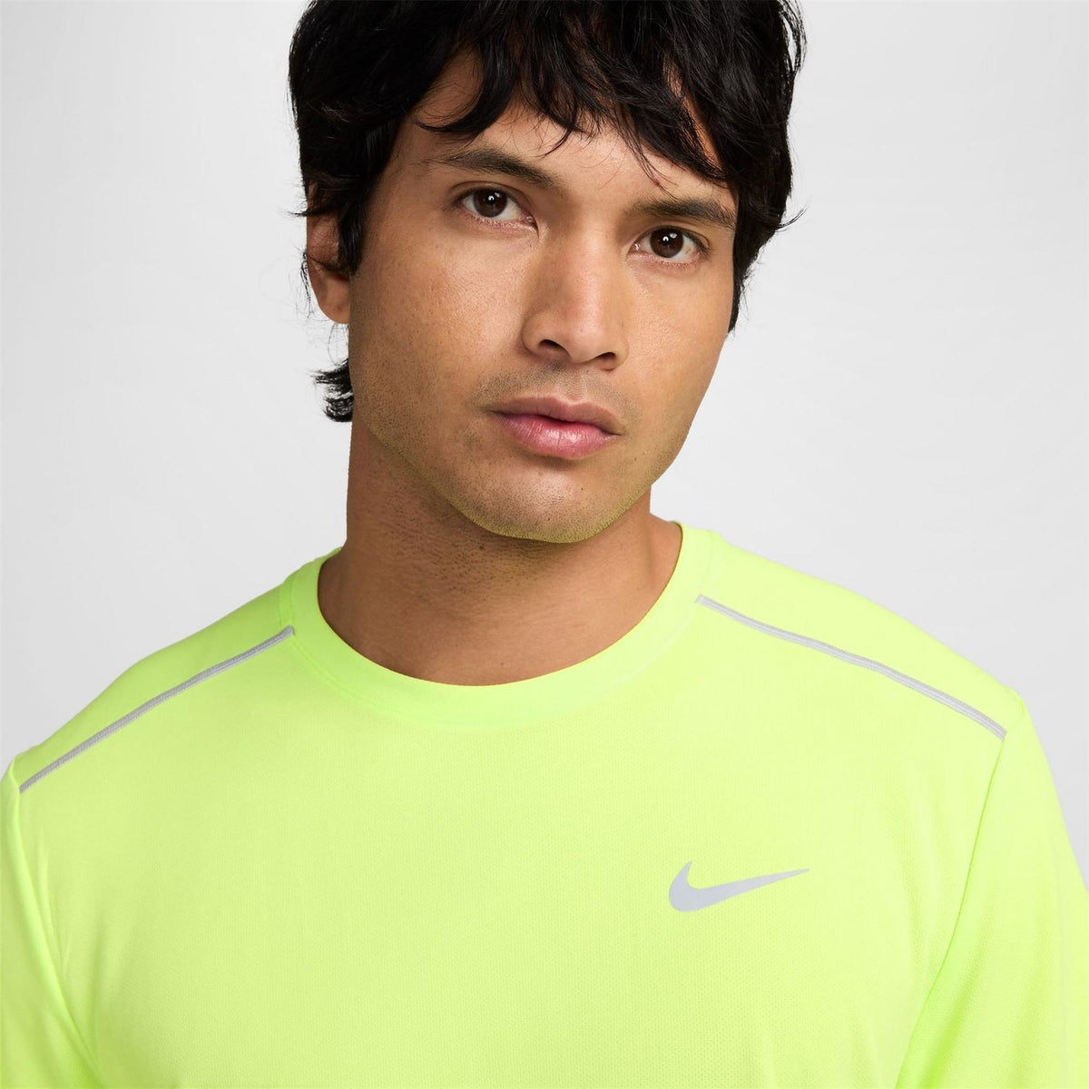 Nike Mens Drifit Miler Running Top