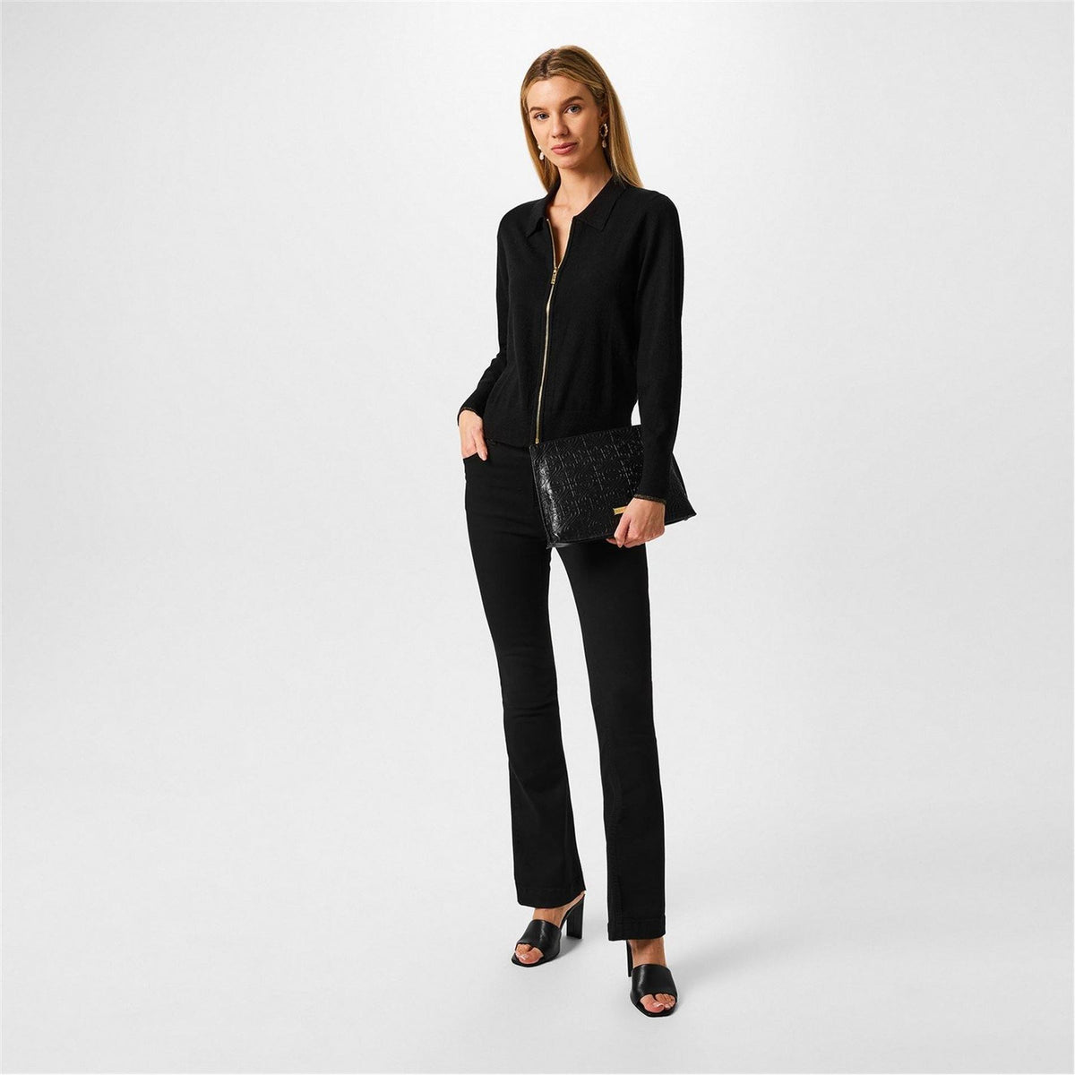 Biba Zip Up Cardigan