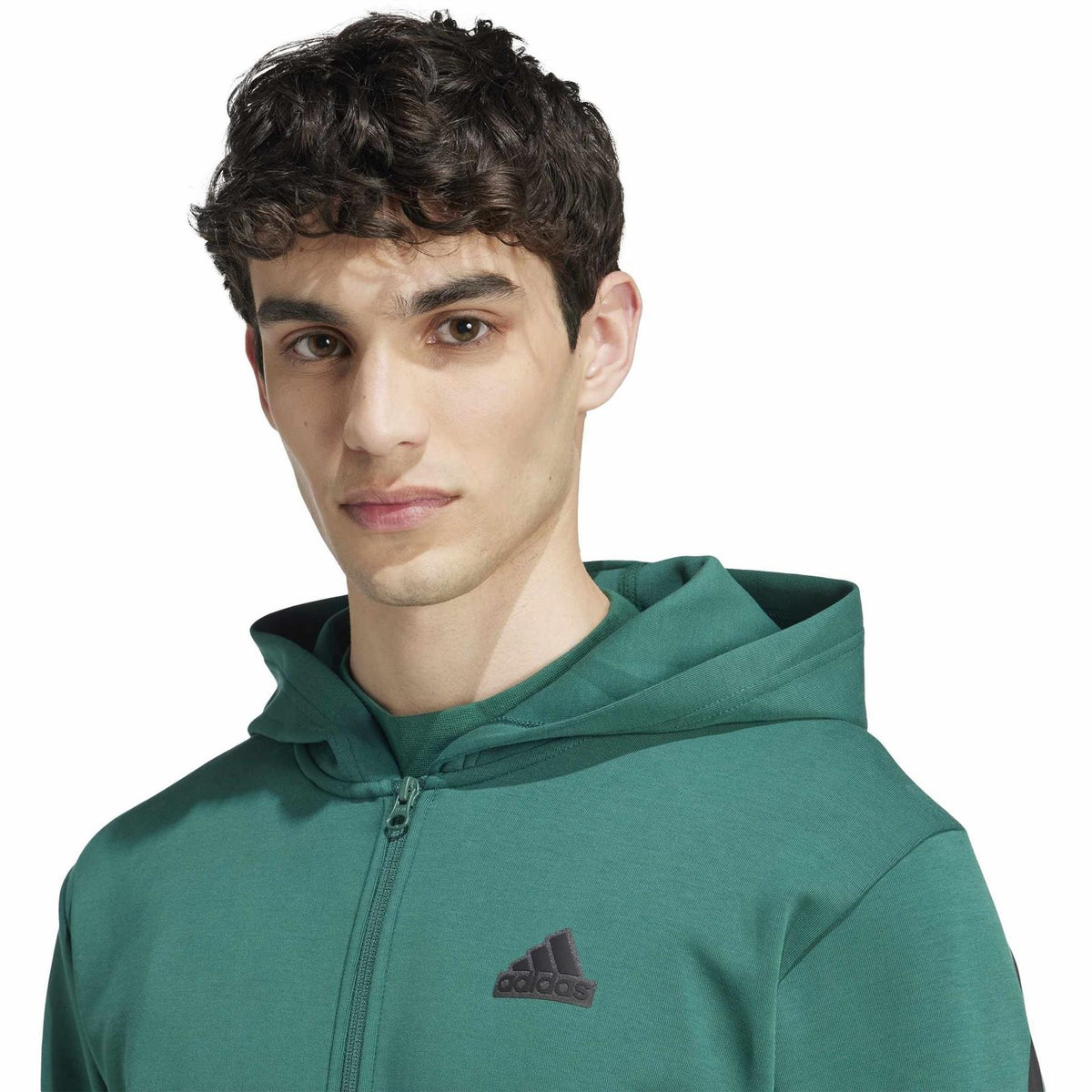 adidas Mens M Fi 3s FulL-Zip Hoody