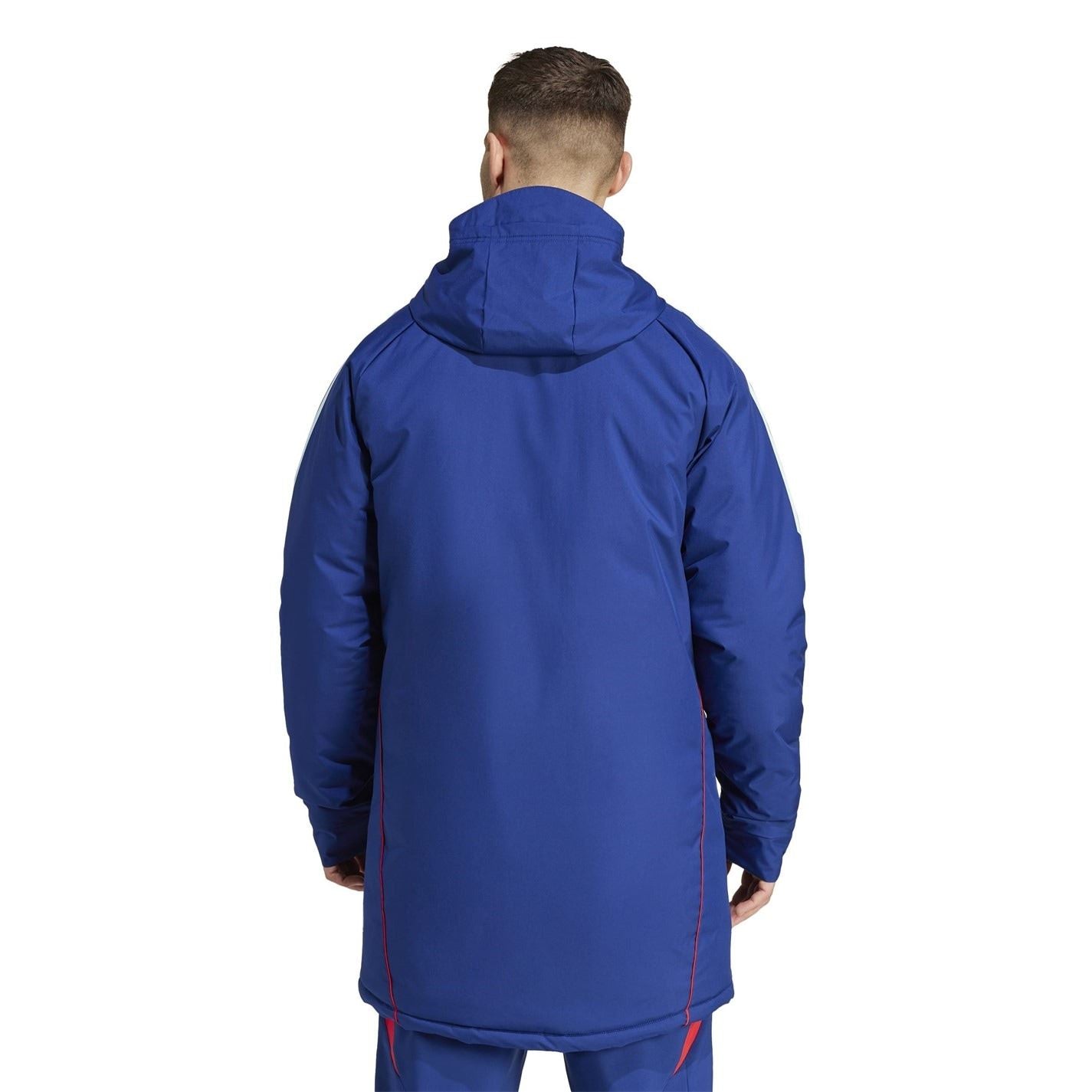 adidas Hooded Side Stripes Parka Coat