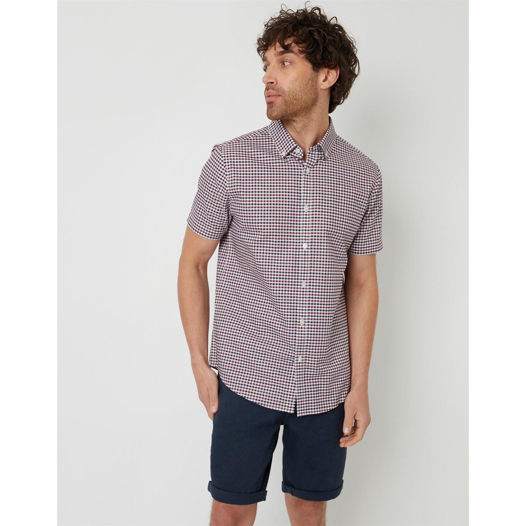 Threadbare Marc Short Sleeve Dress Shirt
