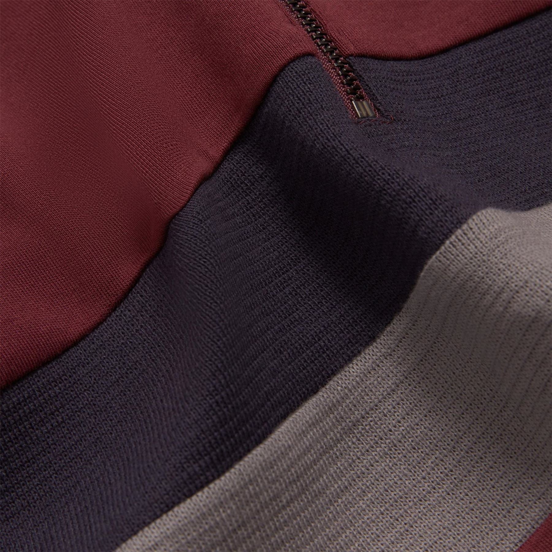 Ted Baker Jersey Zip Neck Long Sleeve Sweatshirt