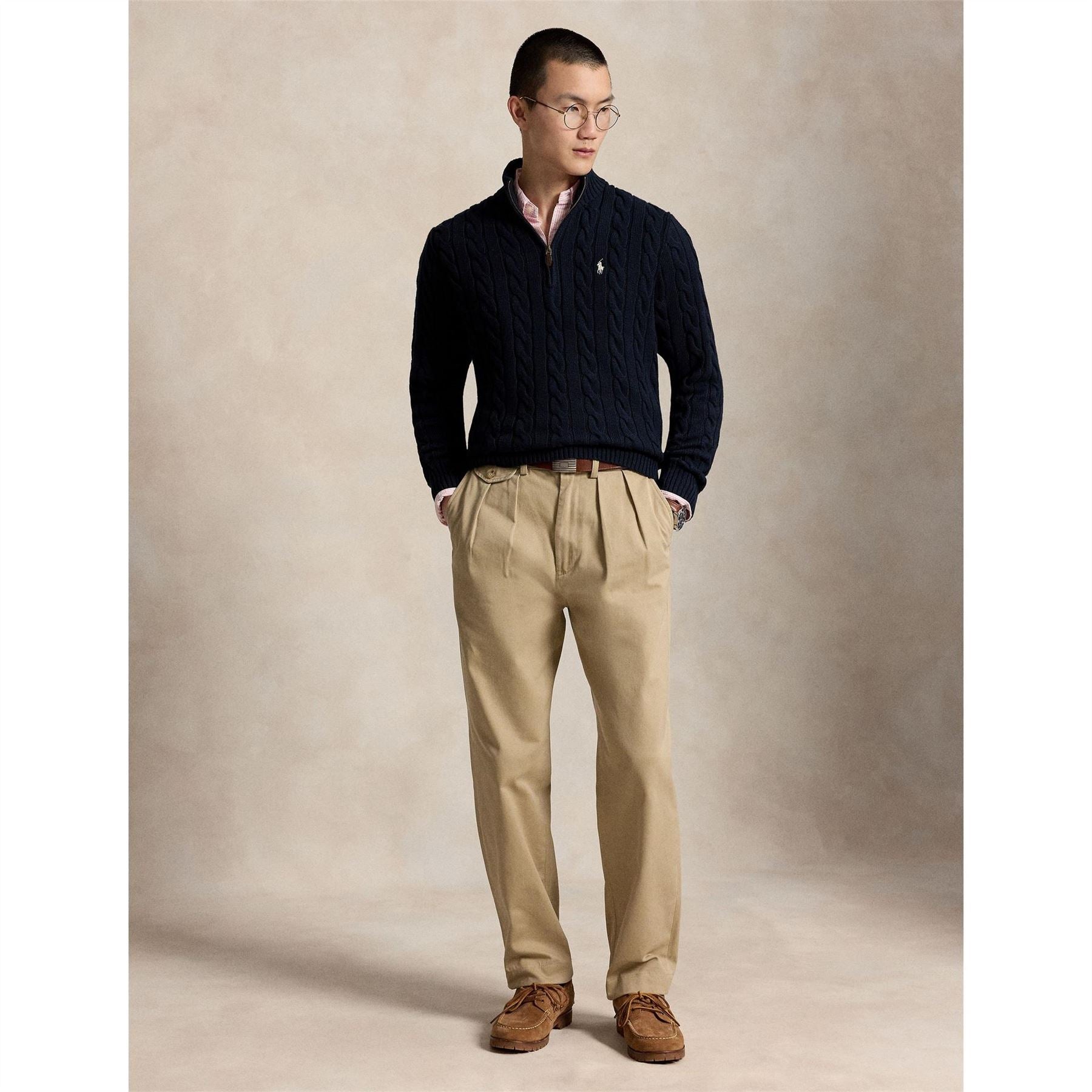 Polo Ralph Lauren Quarter Zip Knit Jumper