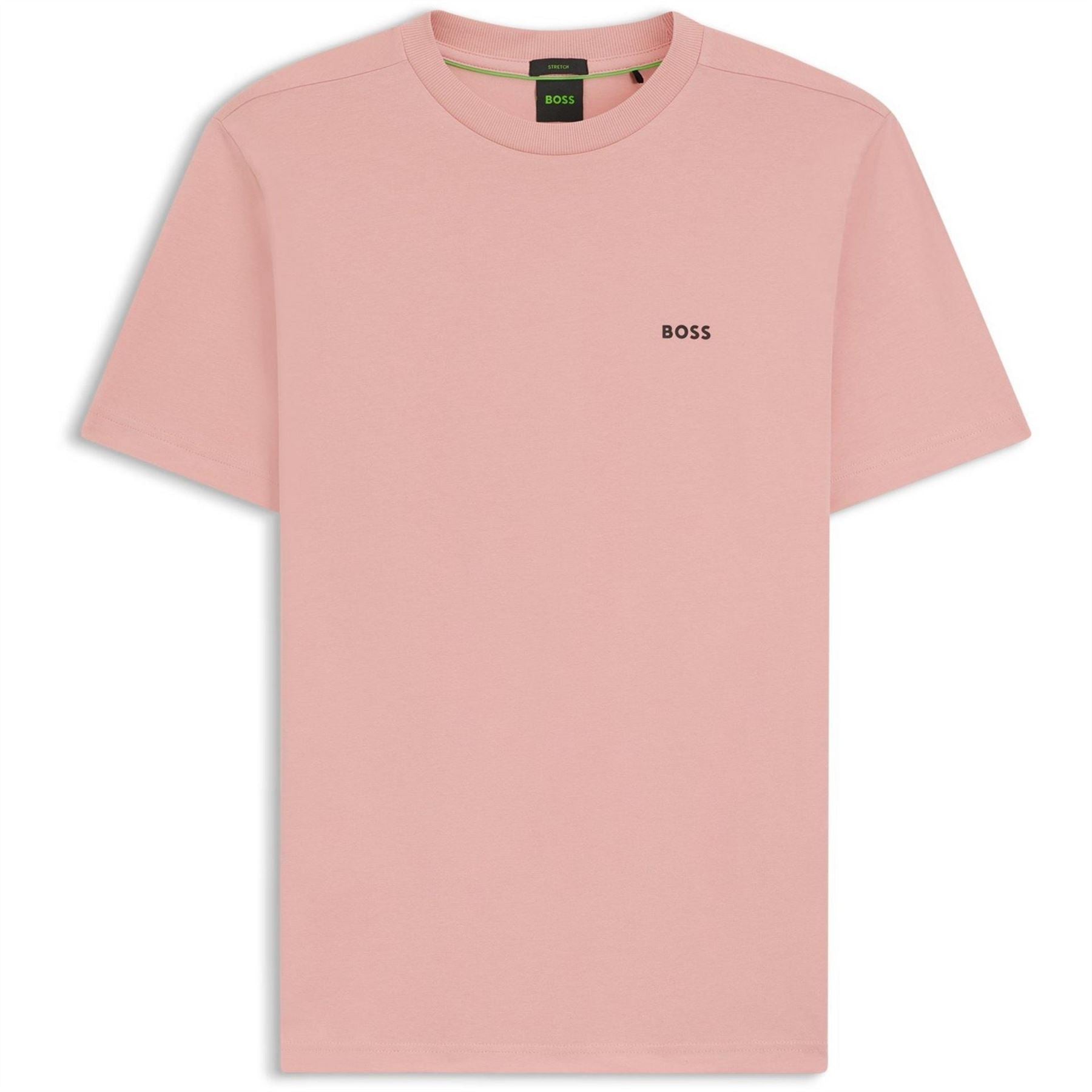 Boss BOSS GREEN T Shirt with Logo Design Stretch Cotton
