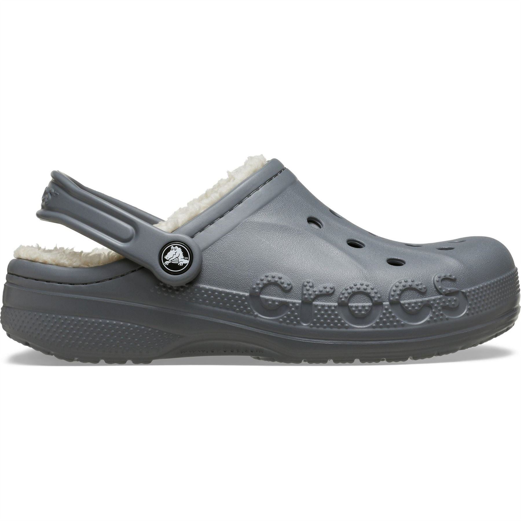 Crocs Baya Lined Shuv Clogs with Lacoste Lettering