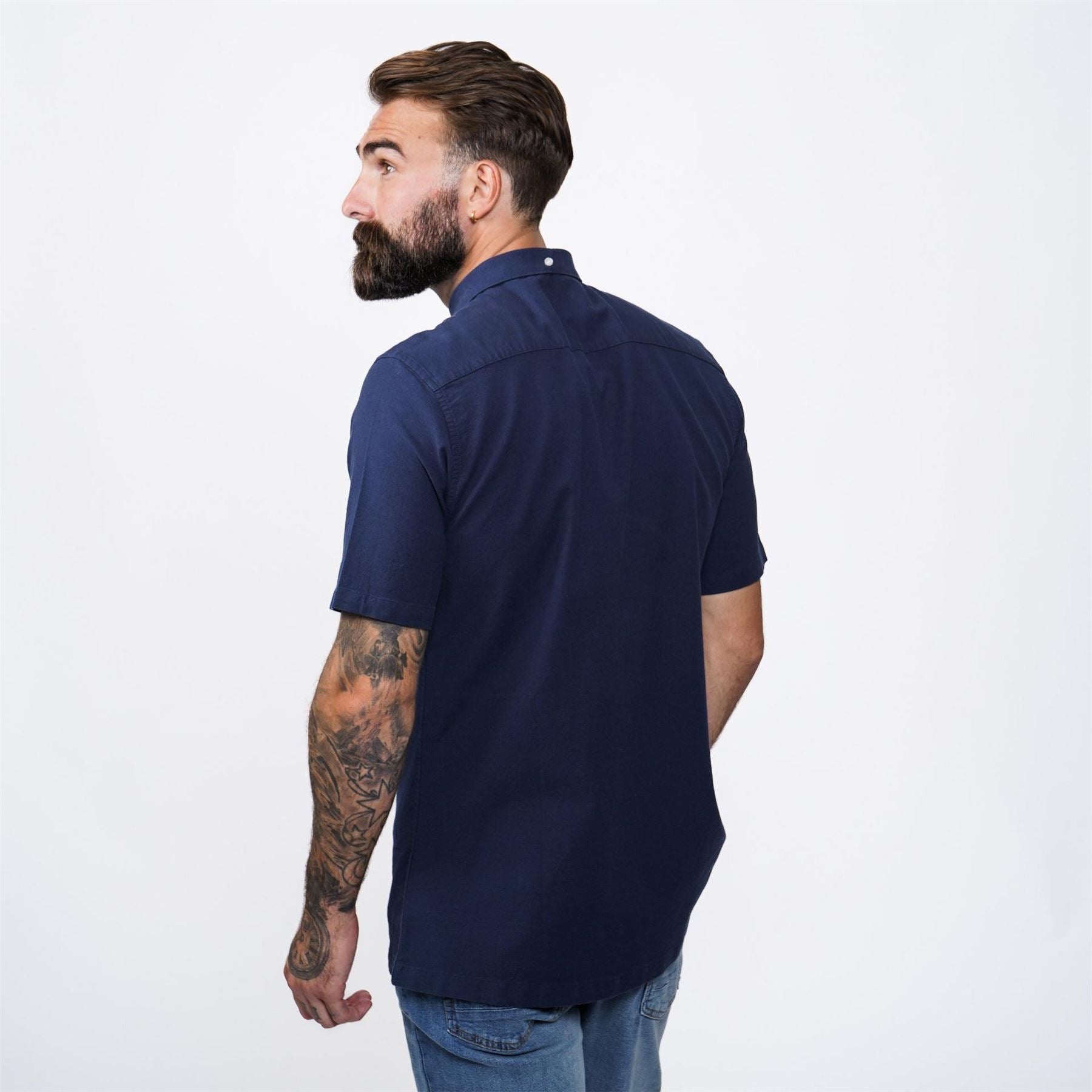 Firetrap Mens Classic Oxford Short Sleeve Shirt