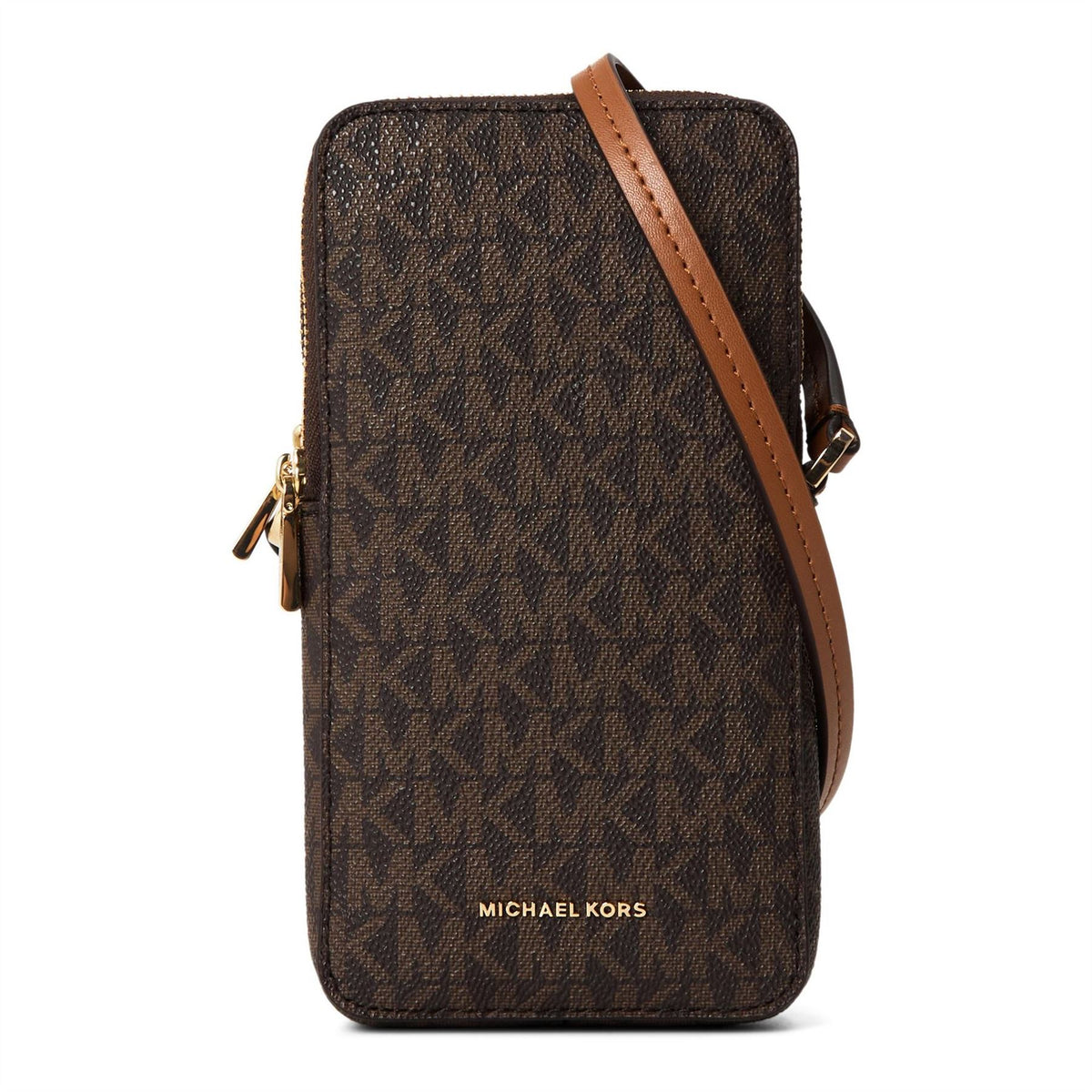 MICHAEL Michael Kors Jet Set Small Double Zip Leather Phone Crossbodyody Bag