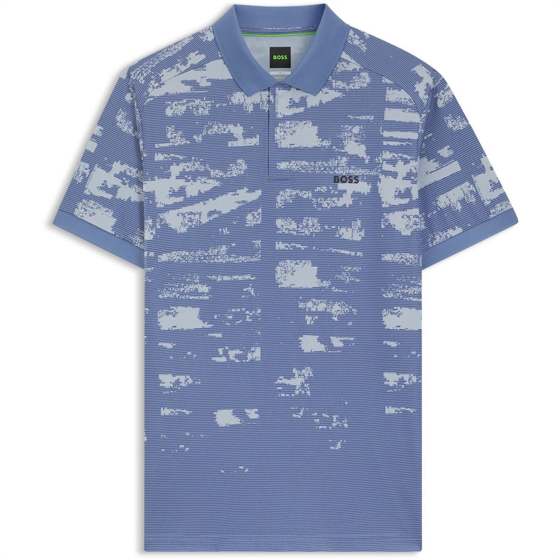 Boss Active Repeat Short Sleeve Slim Fit Polo Shirt