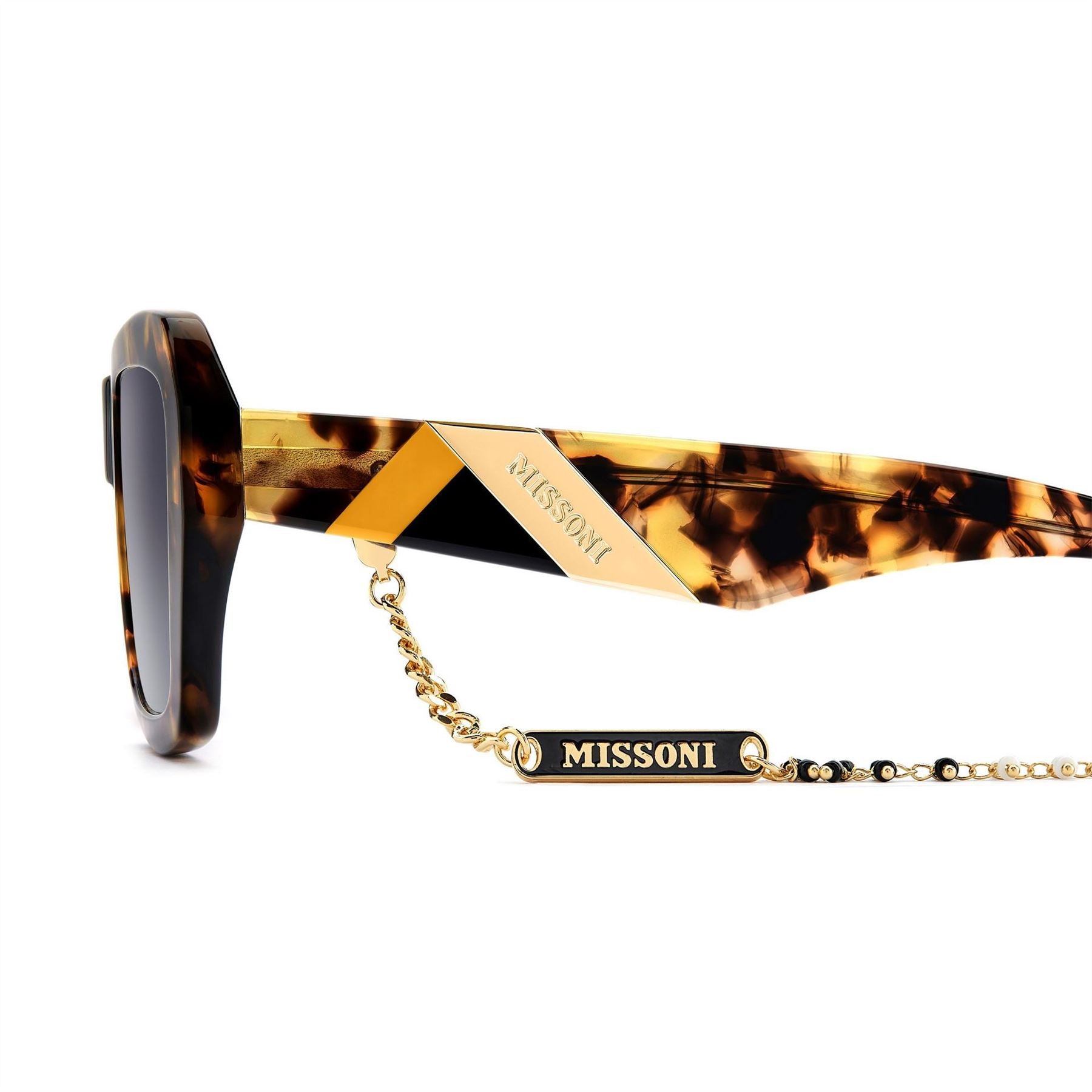Missoni Rectangular Round Sunglasses