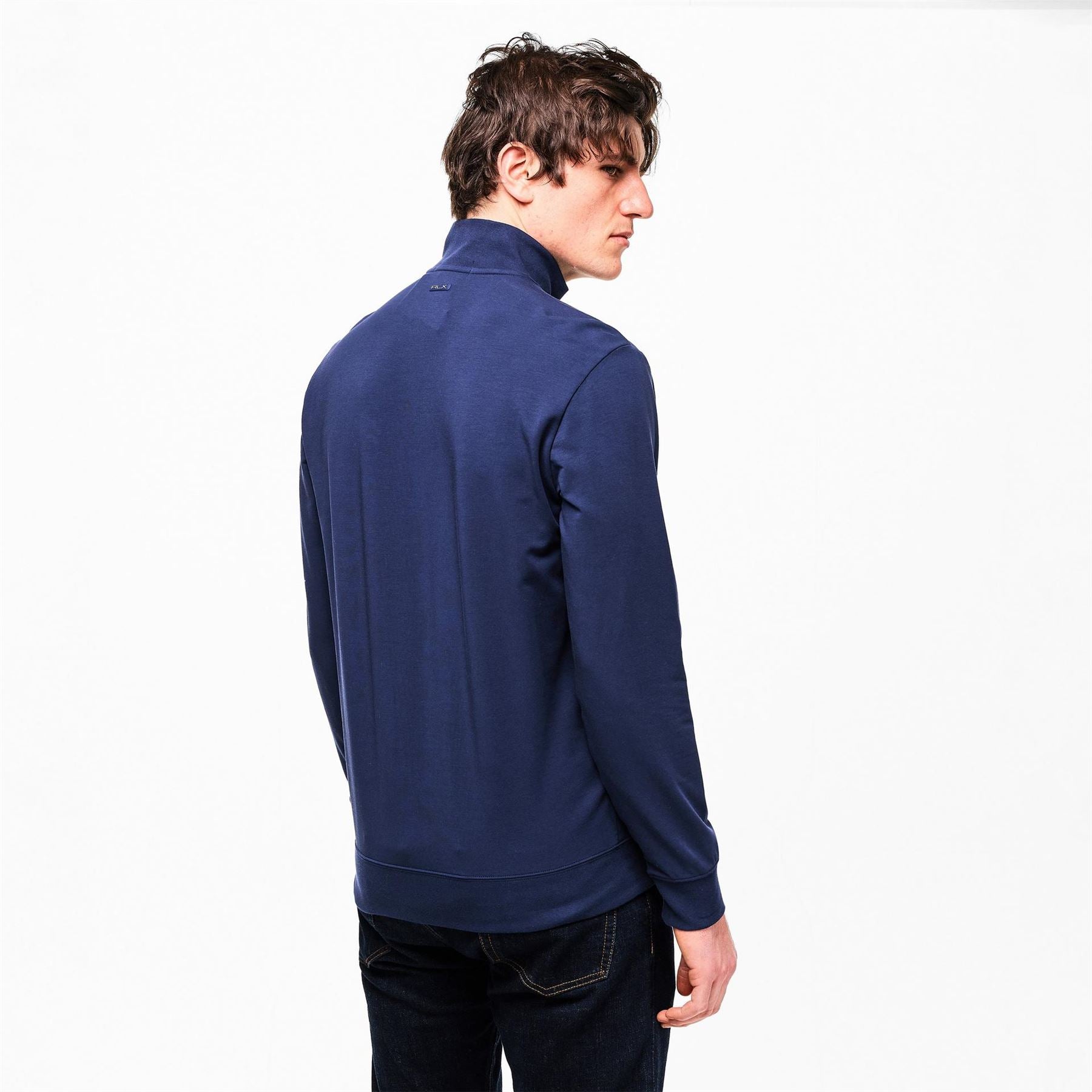 Polo Ralph Lauren Terry Zip Neck Long Sleeve Sweatshirt