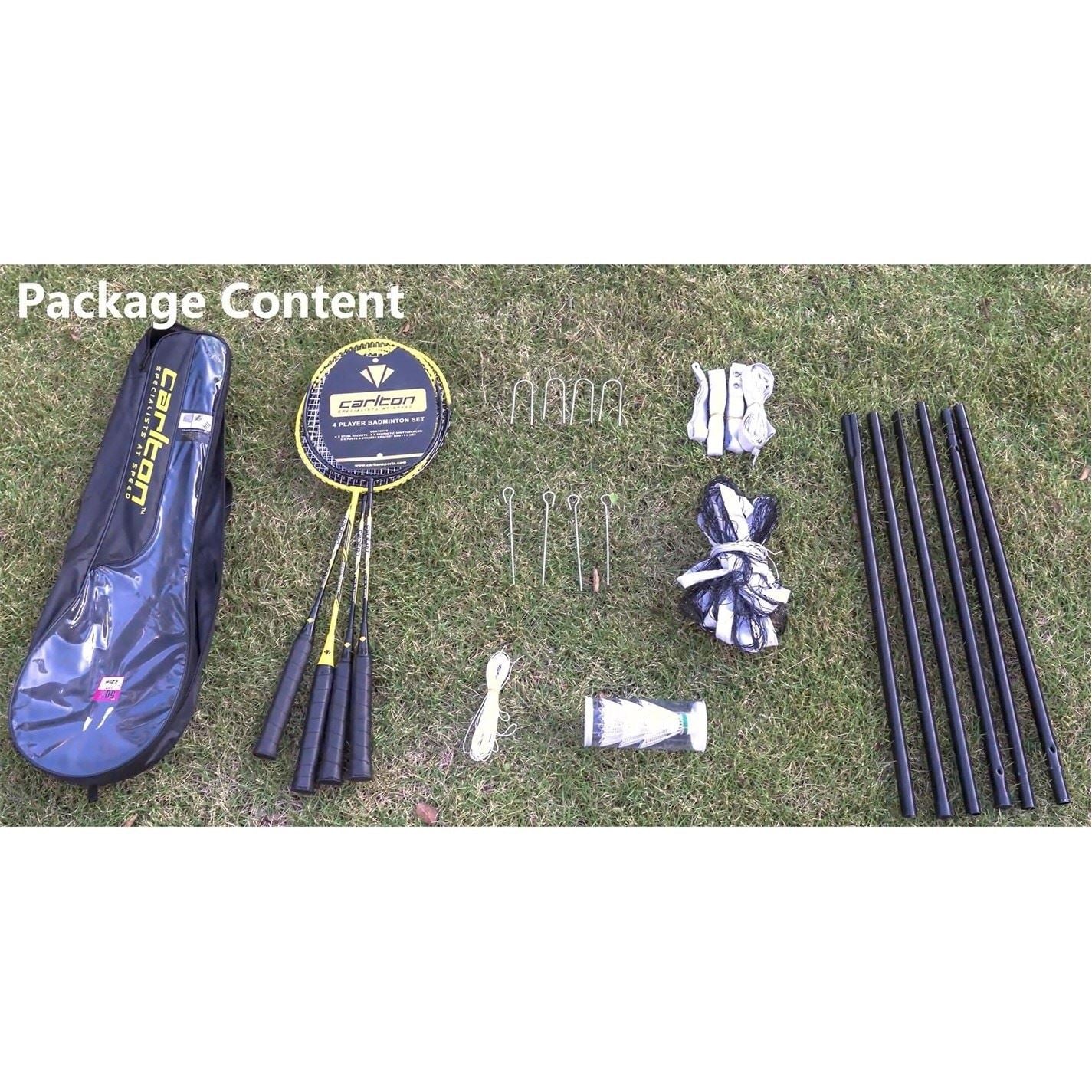 Carlton 4 Player Badminton Set