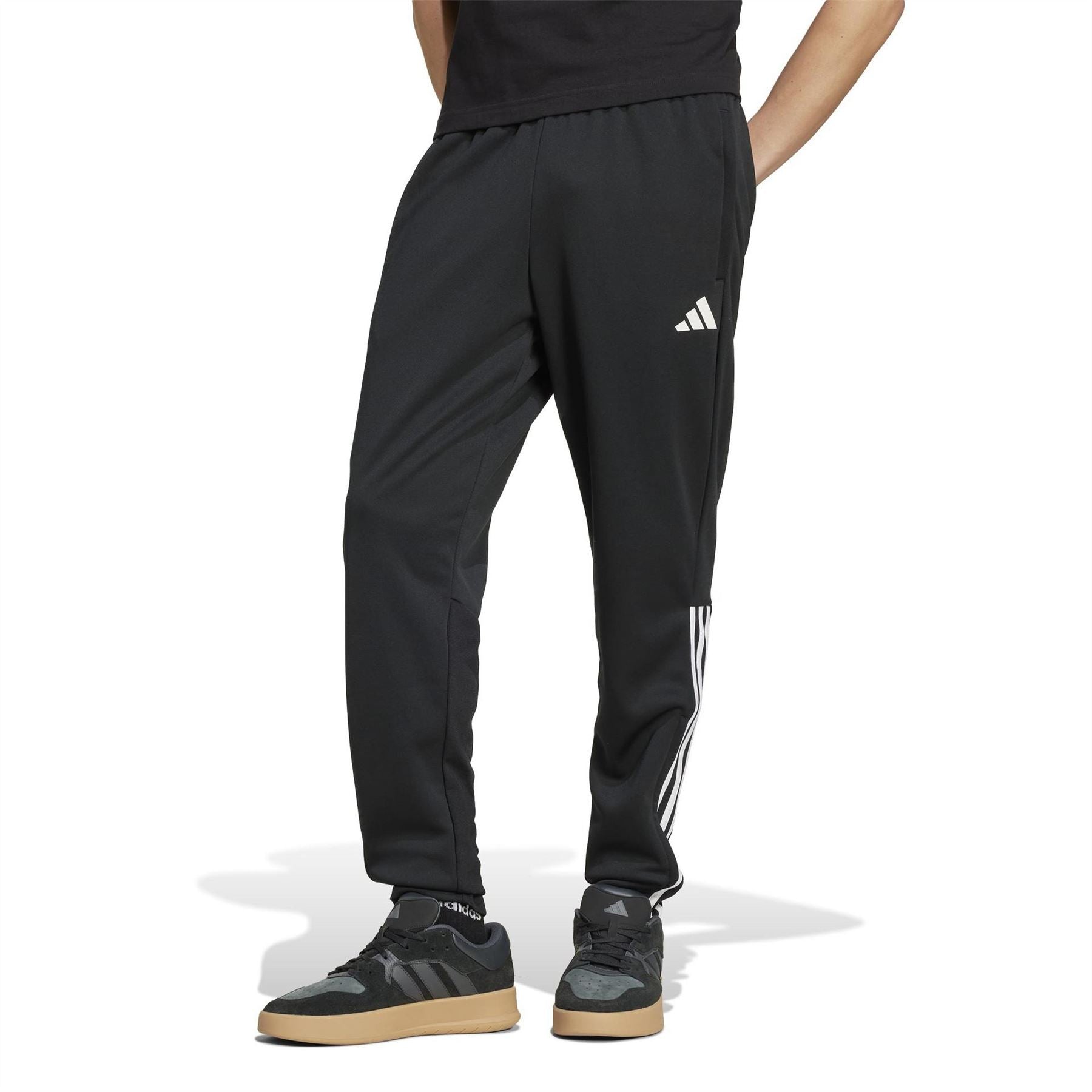 adidas Sereno Winter Black Performance Tracksuit Bottoms