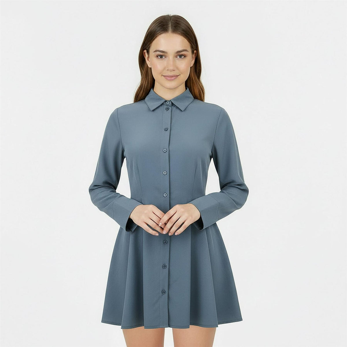 Jack Wills Collared Neck Mini A-Line Dress