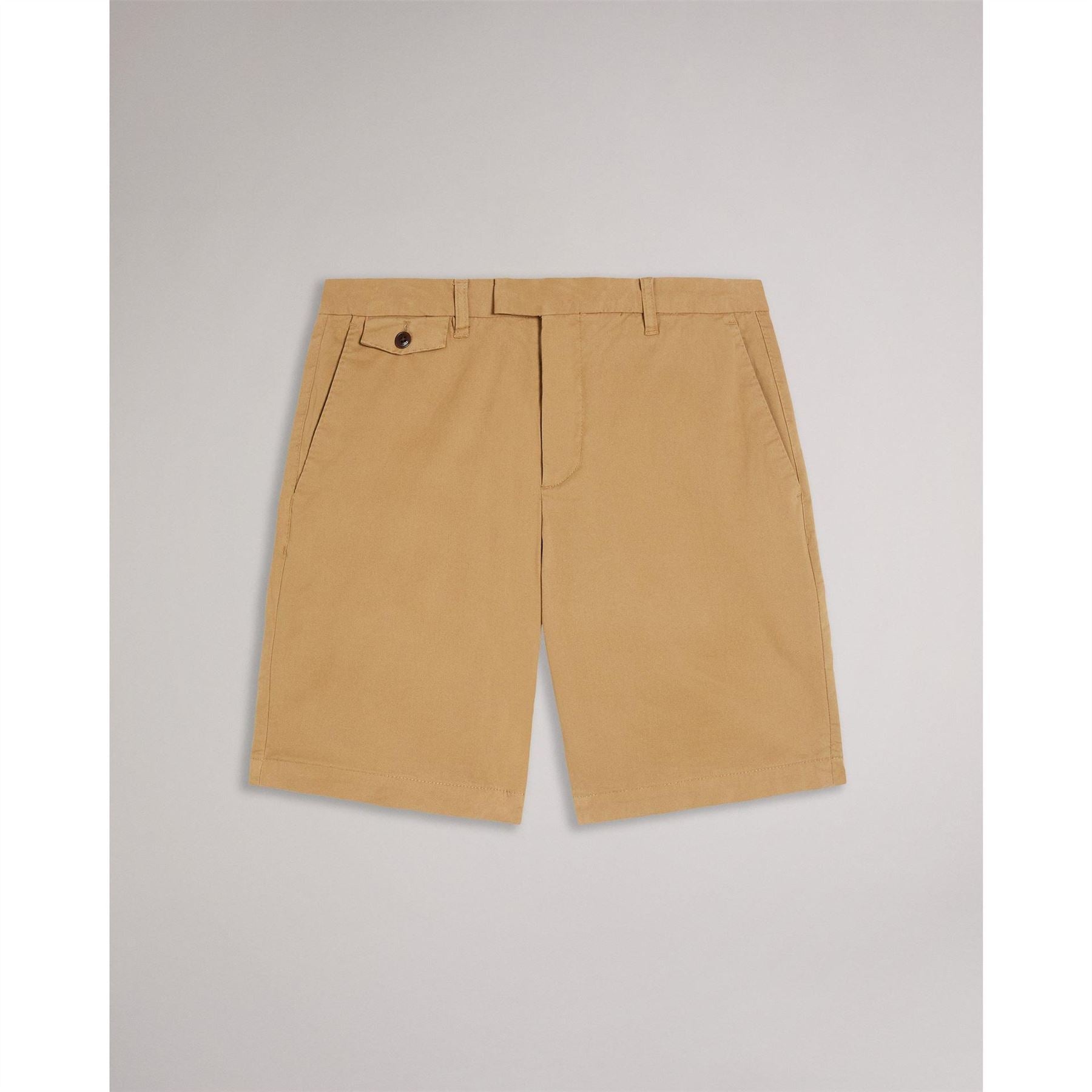 Ted Baker Solid Patterned Chino Shorts
