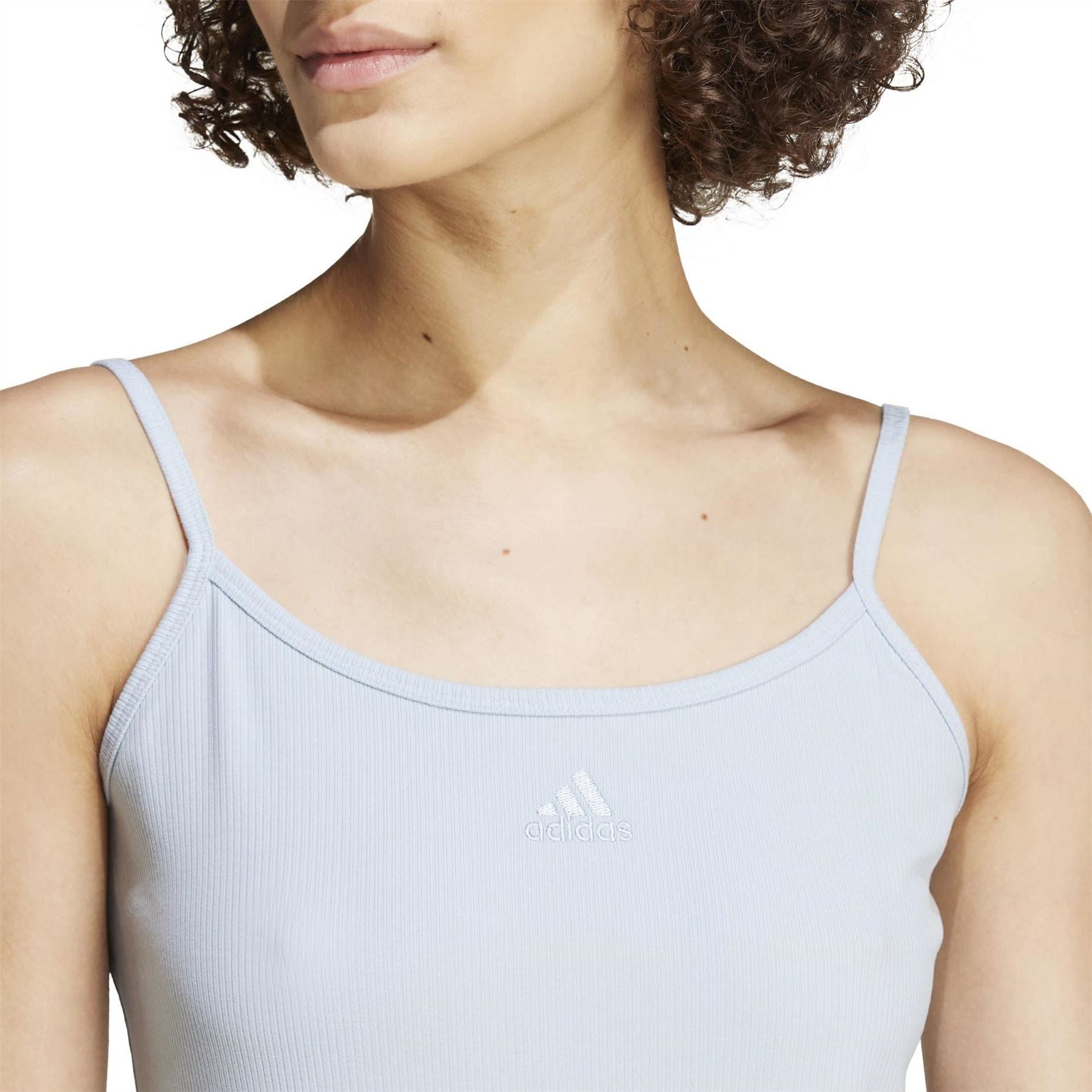 adidas All Szn Rib Fitted Midi Dress