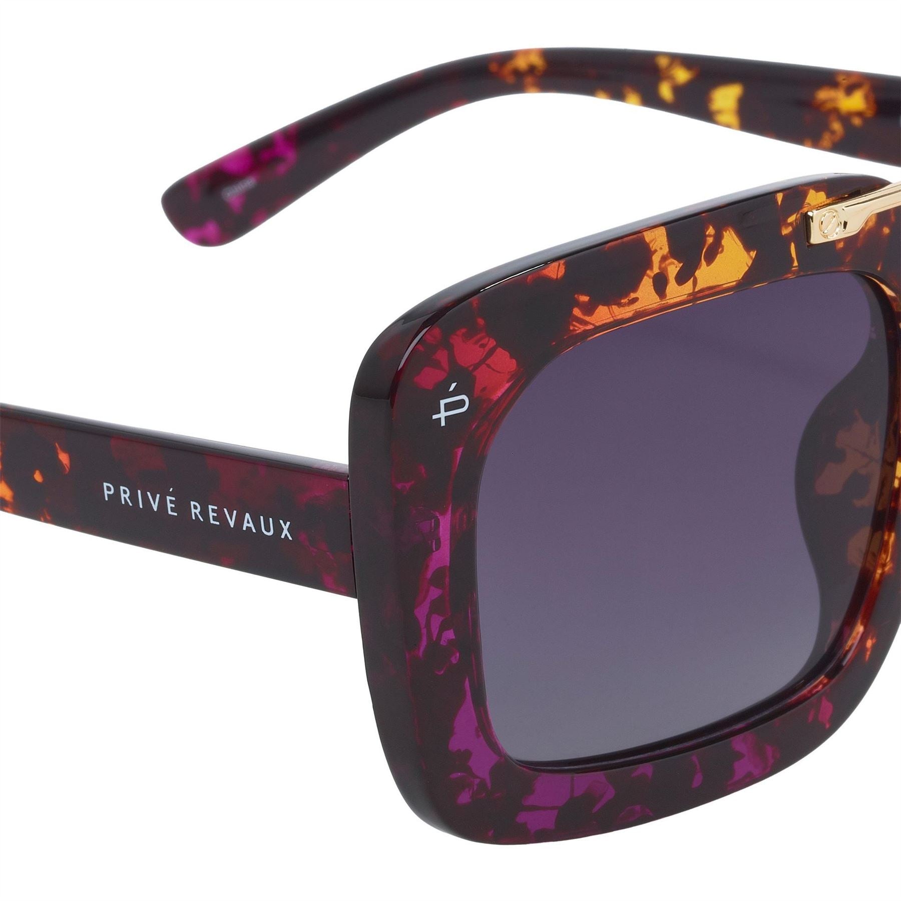 Prive Revaux R The Karl Square Double Bridge Sunglasses