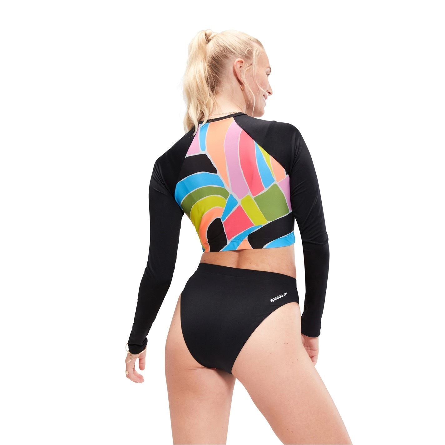 Speedo Printed Heavyweight Performance Bikini Bottoms