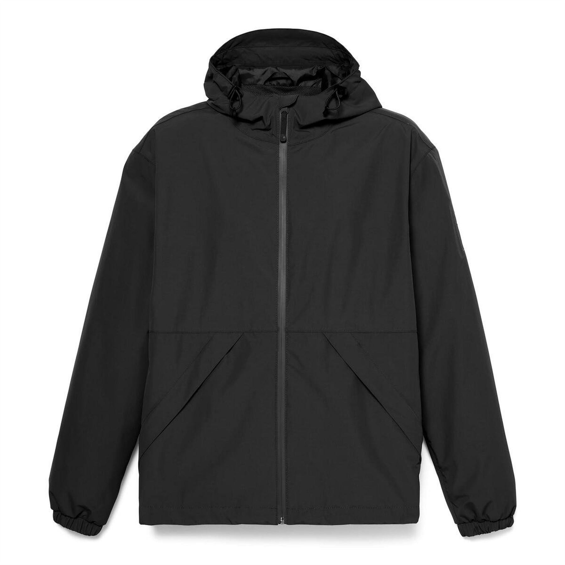 Timberland Hooded Shell Rain Jacket with Elasticated Cuff