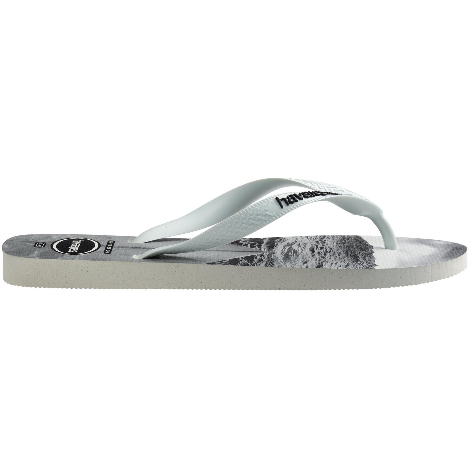 Havaianas Womens Hav. Hype White White Black Black 3 Flip Flops