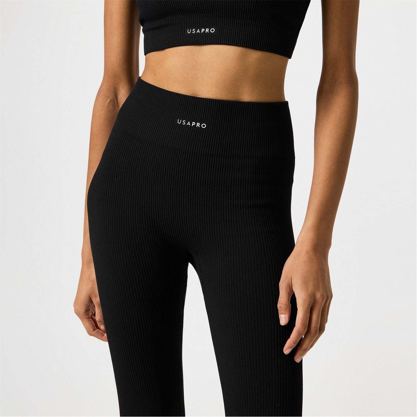 USA Pro Womens Ribbed Leggings
