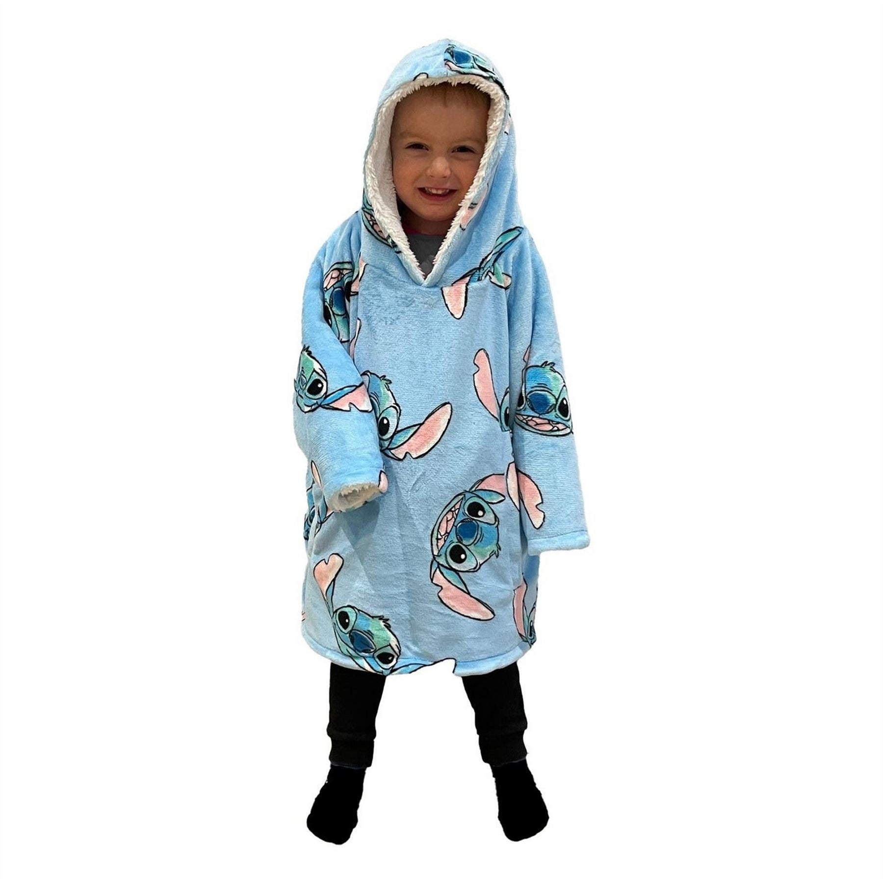 Disney Kids Wearable Fleece Fluffy Dressing Gown