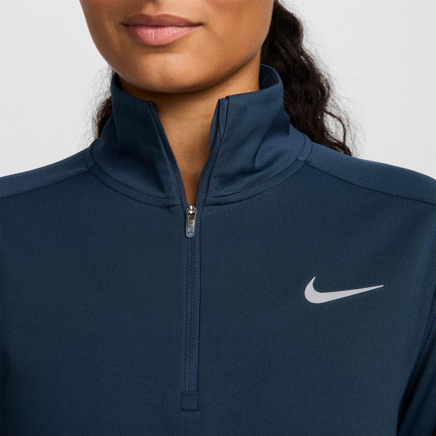 Nike Womens Pacer Long Sleeve 1 2 Zip Running Top