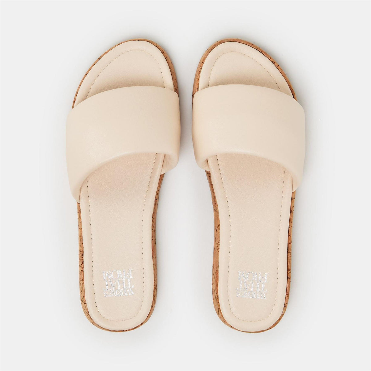 Wheres That From Pu Julia Flatform Sliders Sandal Ladies