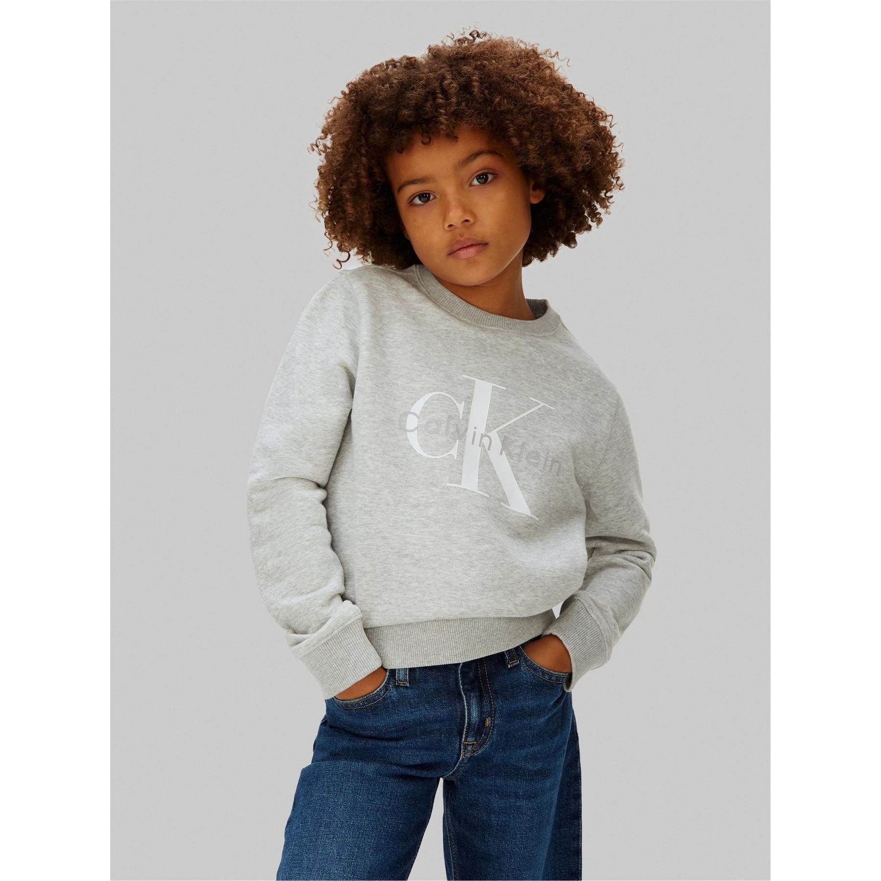 Calvin Klein L Logo Crew Nck Jn63